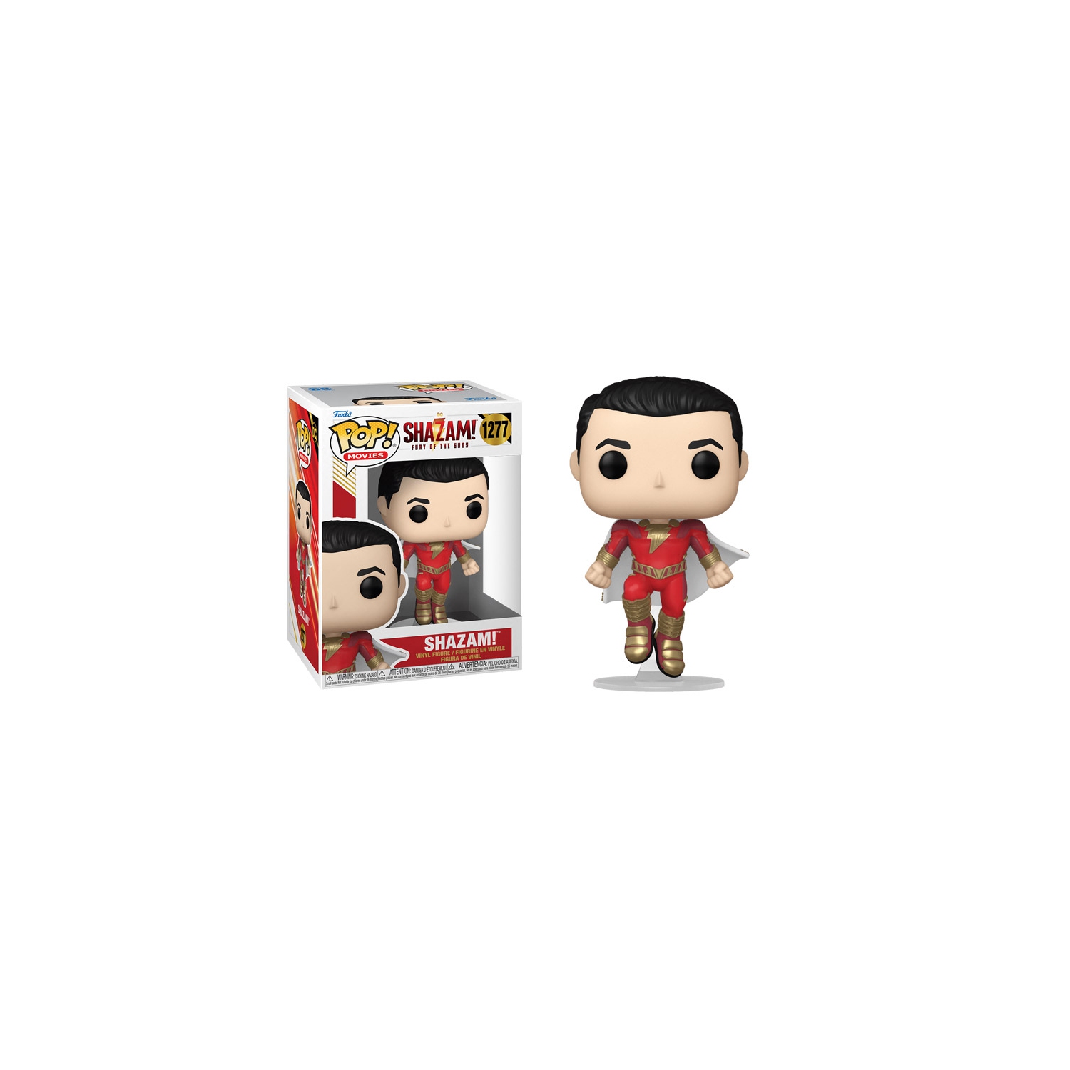 Figurine Pop! De Funko Movies Shazam! La figurine en vinyle Fury of the Gods Shazam! No 1277