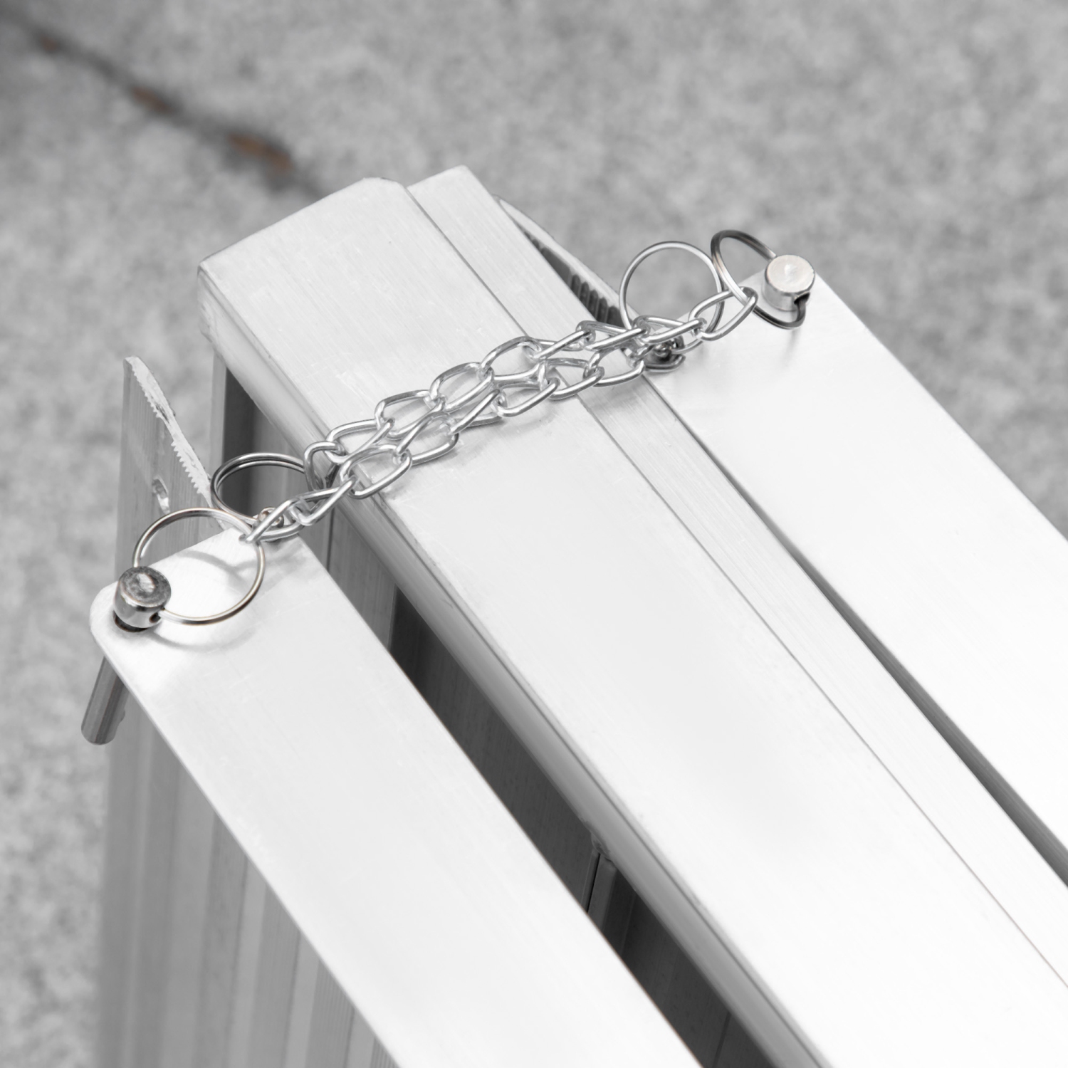 HOMCOM 6ft Textured Aluminum Folding Wheelchair Ramp, Portable Threshold Ramp, for Scooter Steps Home Stairs Doorways