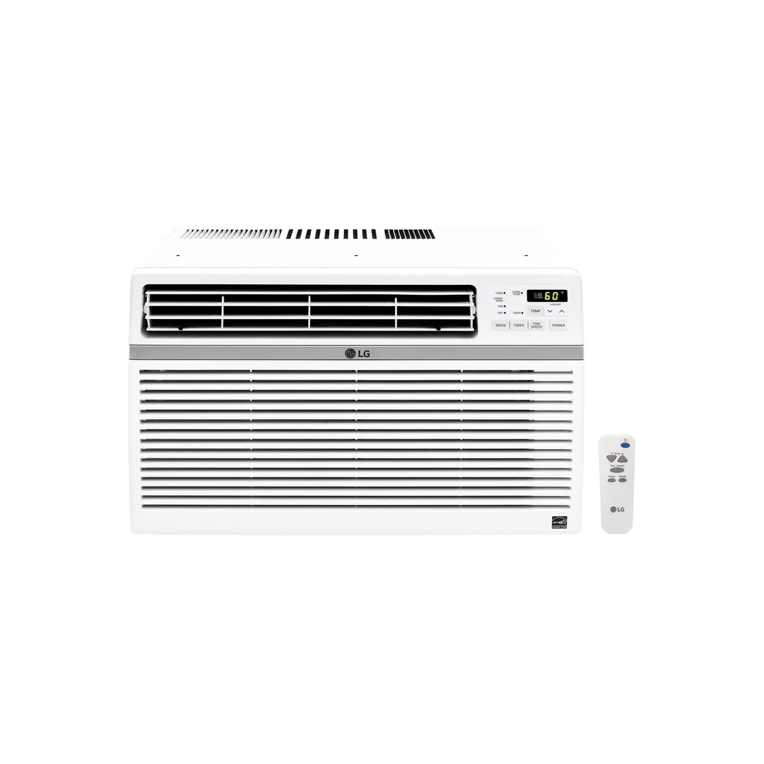 LG 12,000 BTU Window Air Conditioner, Cools 550 Sq.Ft. (22' x 25' Room Size), Quiet Operation, Electronic Control with Remote, 3 Cooling & Fan Speeds, 115V (LW1216ER)