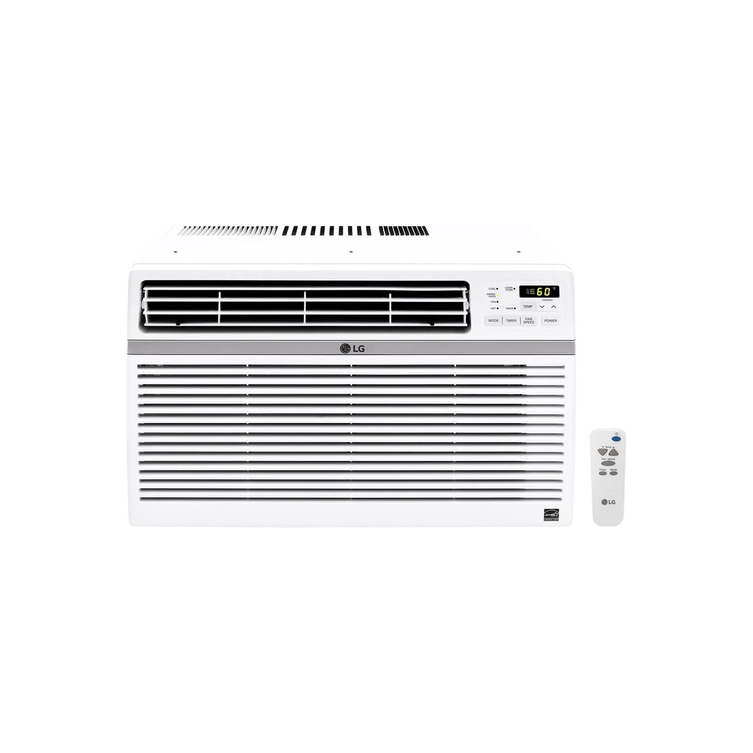 Climatiseur de fenêtre LG 12 000 BTU, refroidit 550 pieds carrés., fonctionnement silencieux, télécommande, 3 vitesses de refroidissement, 115 V