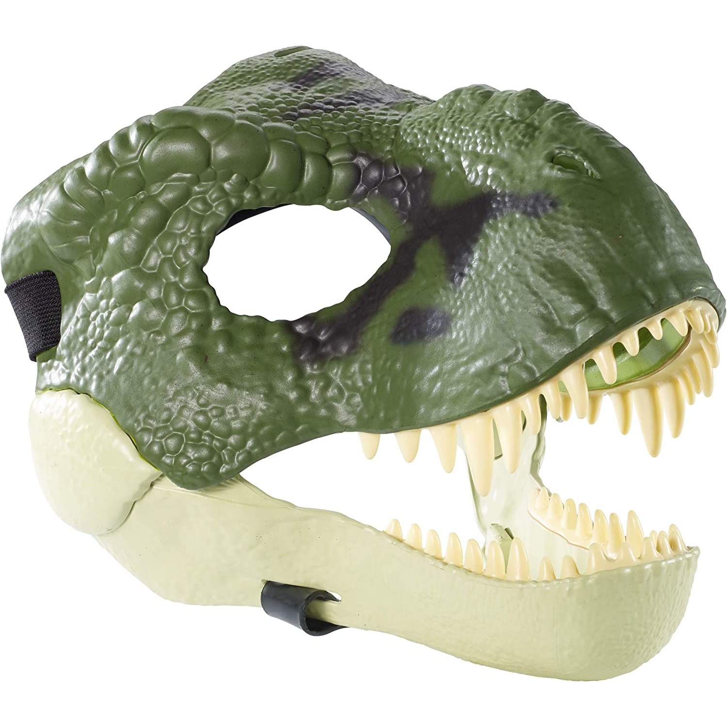 Masque de dinosaure universel inspiré du film Jurassic World de Mattel avec mâchoire qui s’ouvre