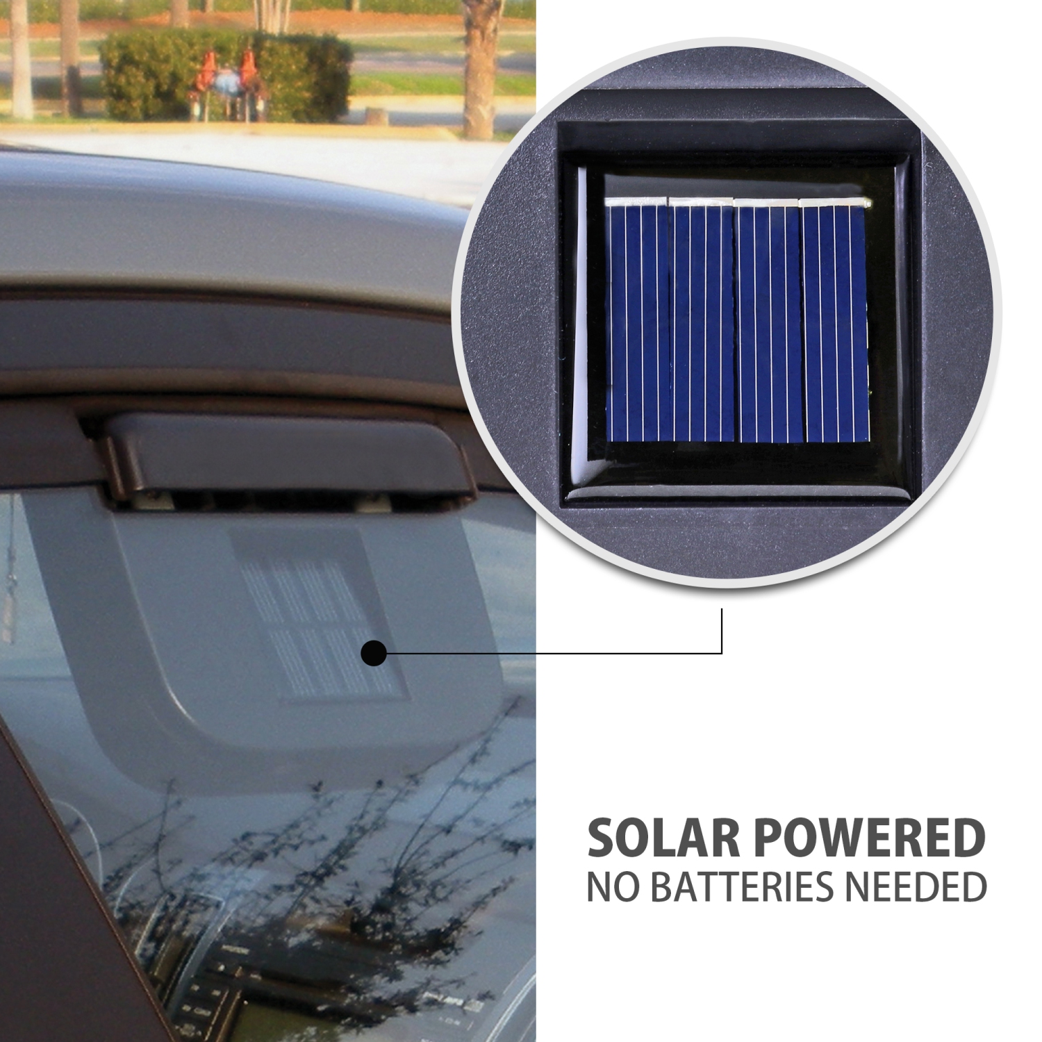 Koolatron Système de ventilation solaire de fenêtre de voiture de