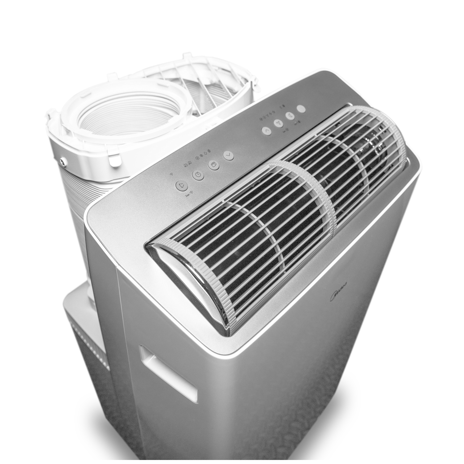 MIDEA SMART CLIDICATEUR PORTABLE 14 000 BTU blanc et gris - MP12SVWBA3RCM