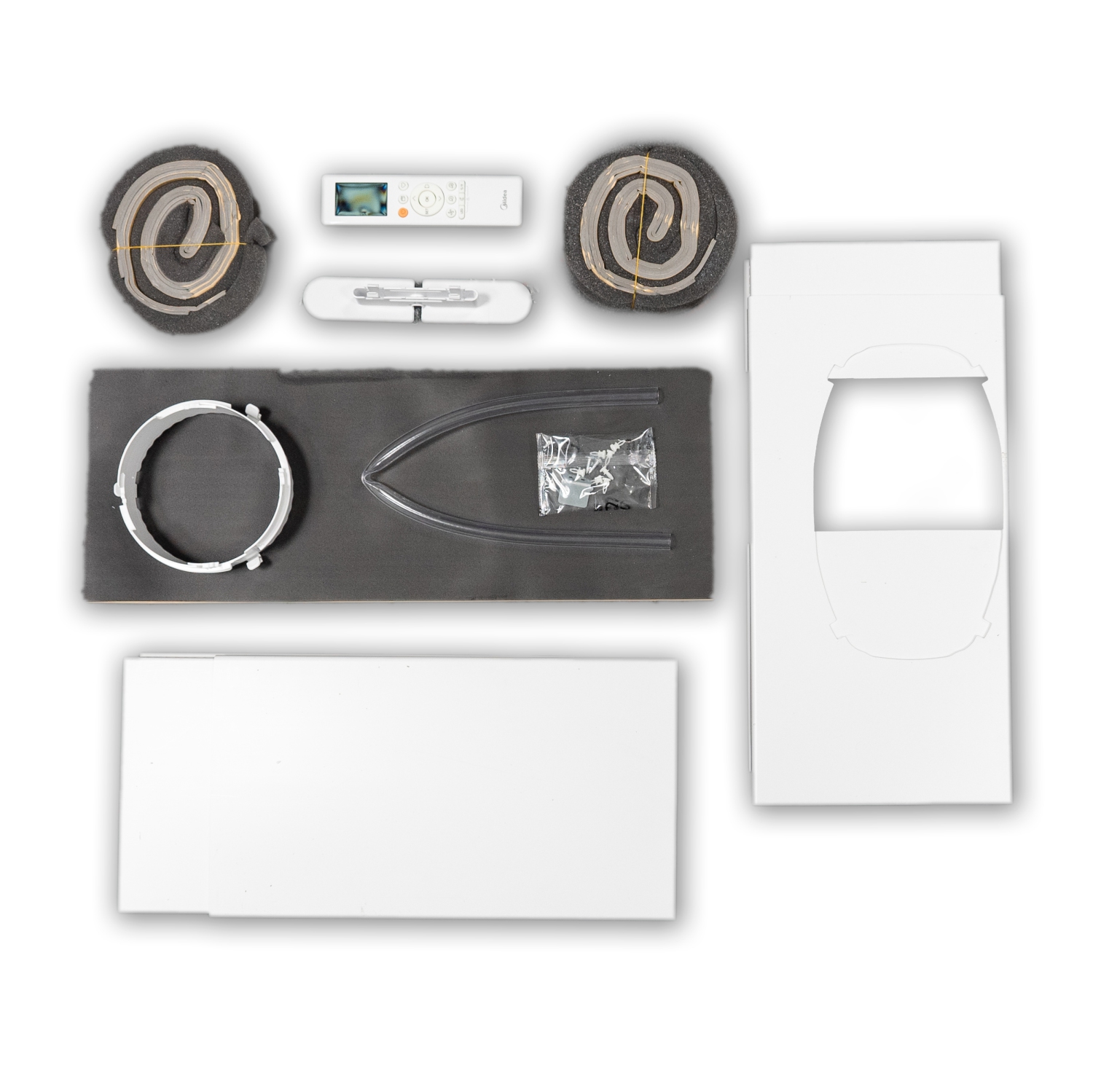 MIDEA SMART CLIDICATEUR PORTABLE 14 000 BTU blanc et gris - MP12SVWBA3RCM