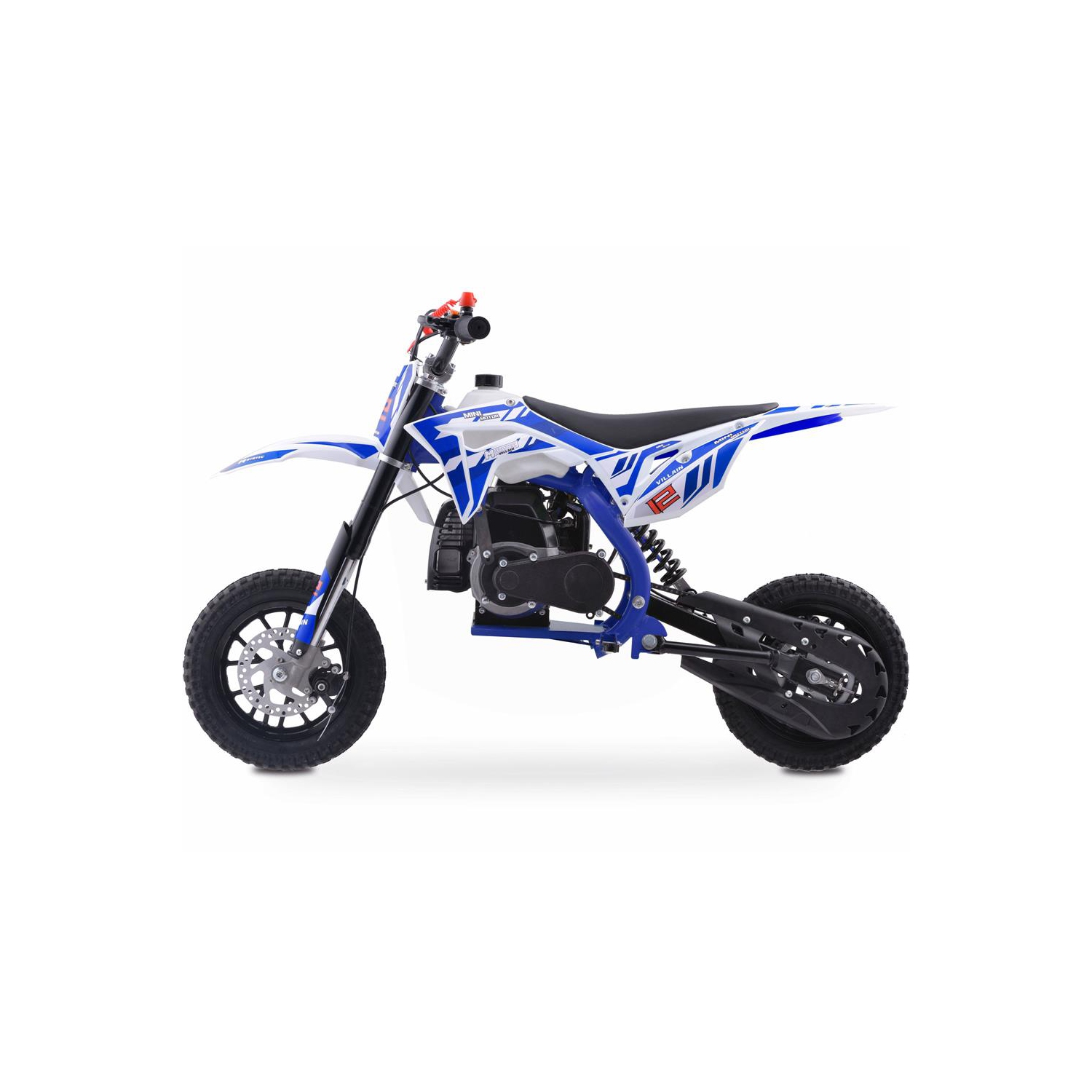 Kids Dirt Bike Gas Powered 52cc 2-Stroke (Blue)