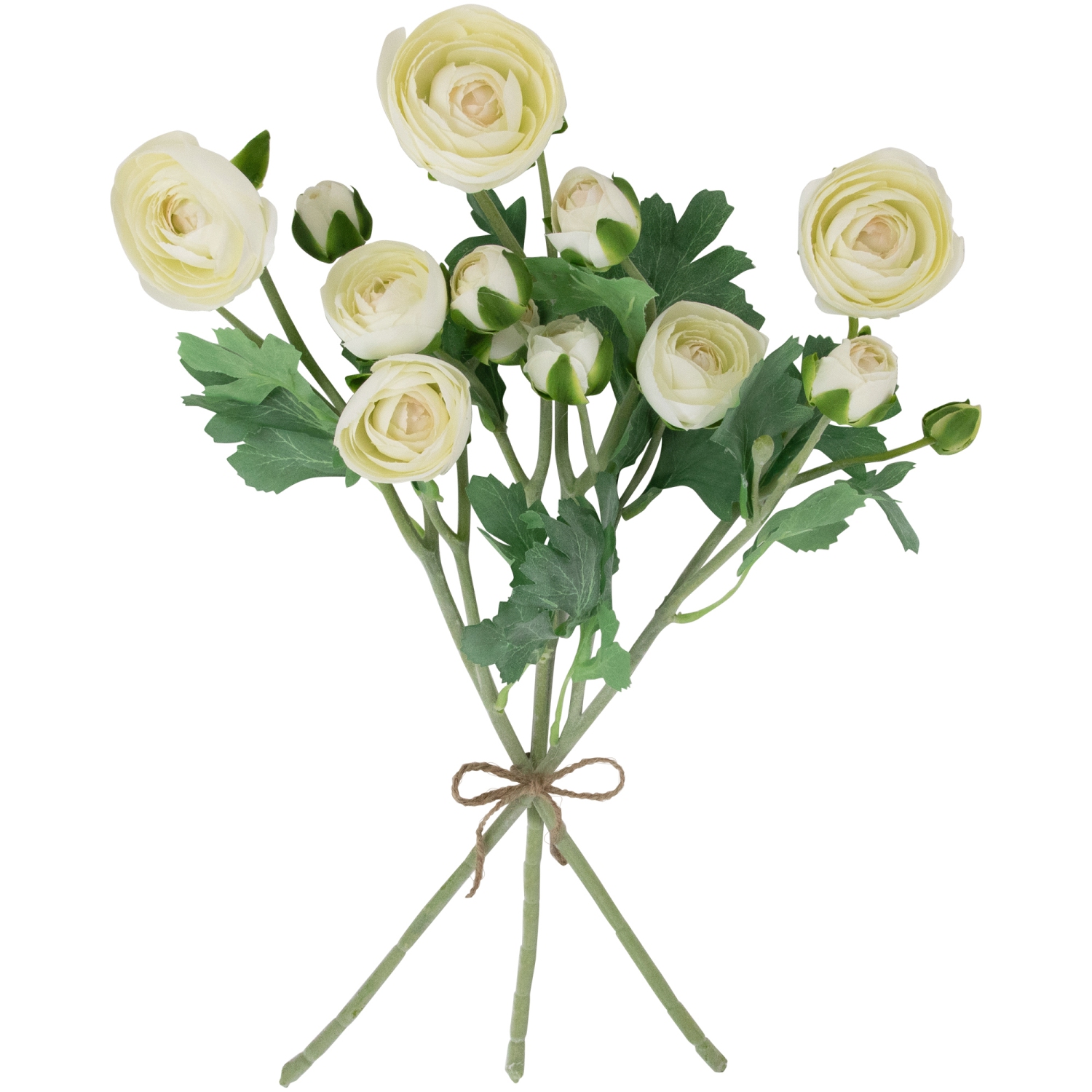 Real Touch™ – Sray à fleurs artificielles Ranunculus, ensemble de 6 à 21 po