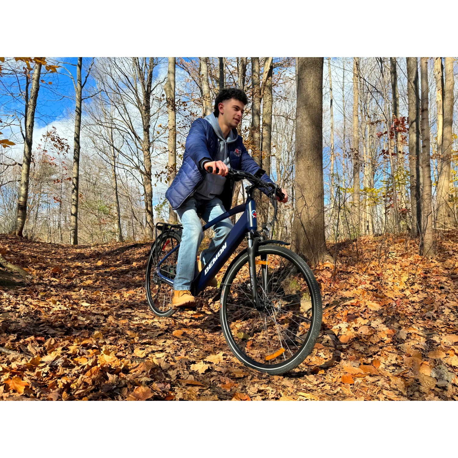 Vélo de tourisme de 27,5 po Phantom 350&nbsp;W, autonomie de batterie de 60 70&nbsp;km, porte-bagages, freins hydrauliques TEKTRO, dérailleur SHIMANO