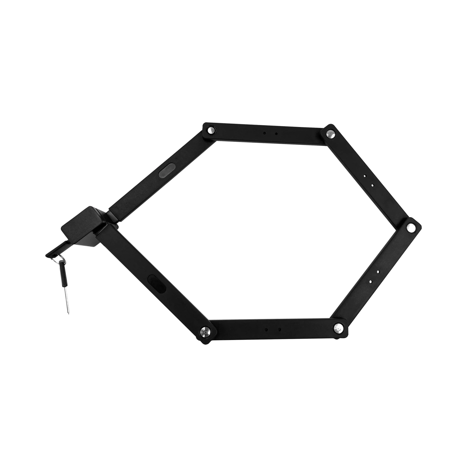 Cadenas pour vélo électrique Demon, cadenas repliable pour vélo électrique de 38 po, antivol repliable en acier haute résistance, comprend 2 clés,