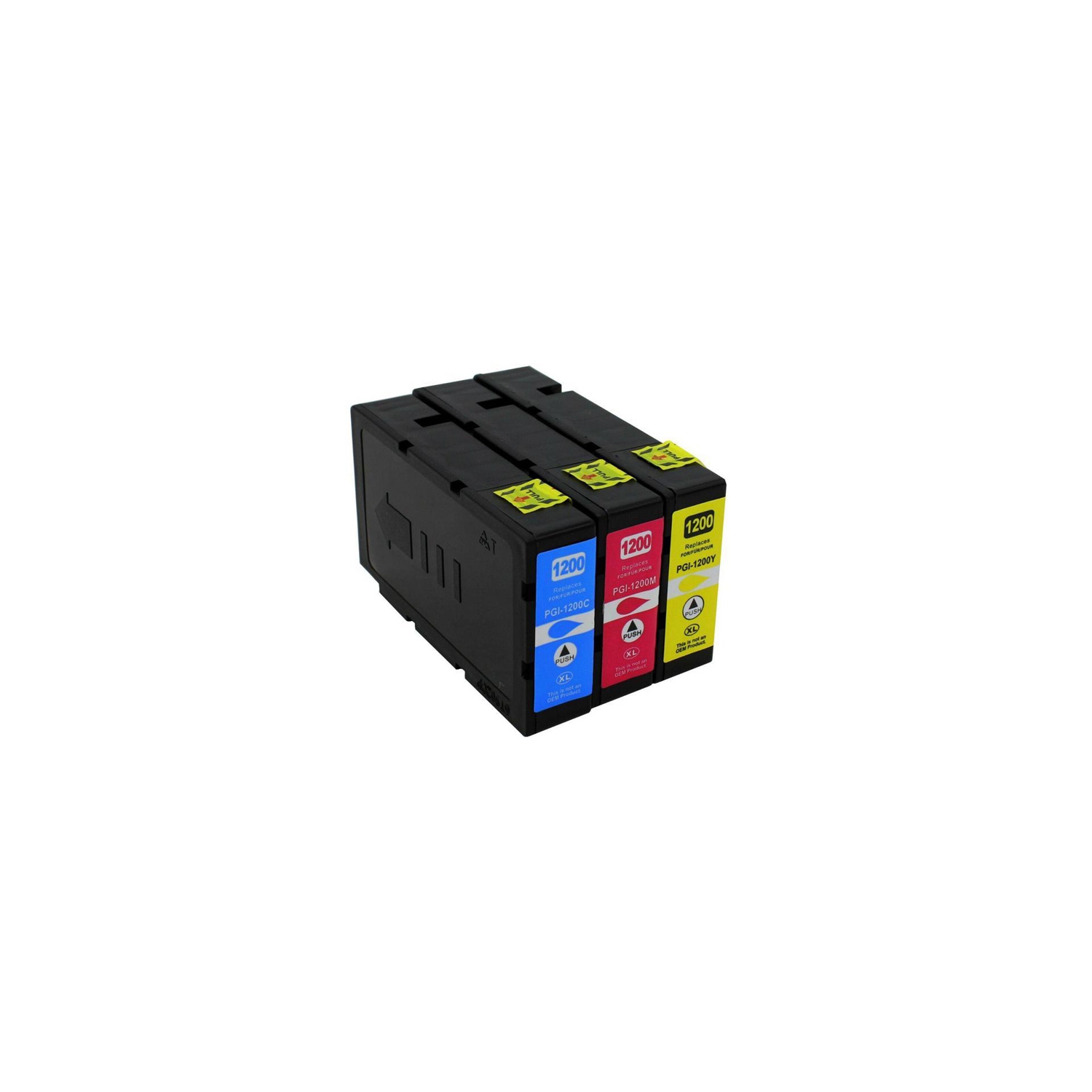 axGear Canon PGI-1200XL Compatible Ink Cartridge High Yield 2Cyan 2Magenta 2Yellow MAXIFY MB2020, MB2120