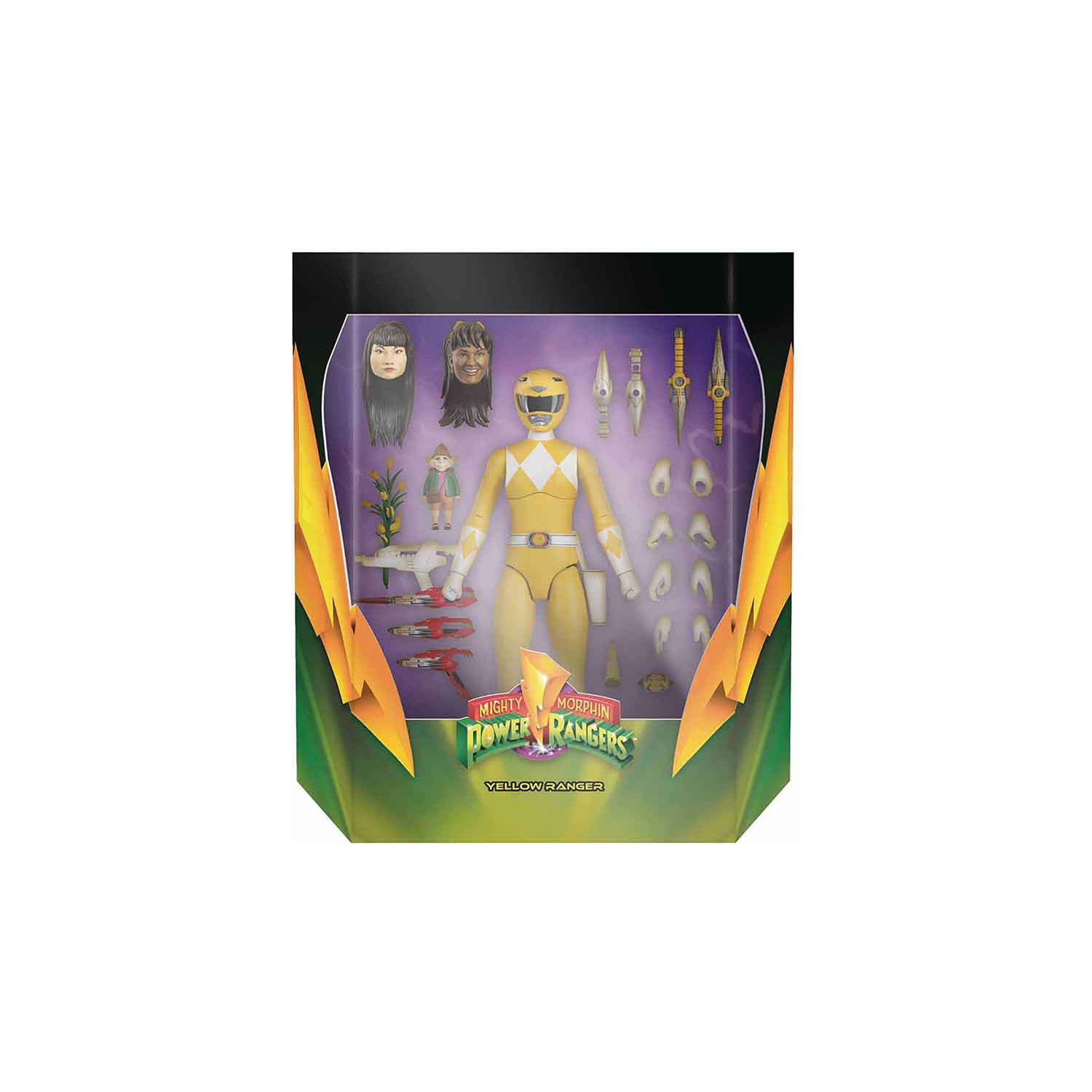 Power Rangers 8 Inch Action Figure Ultimates - Yellow Ranger