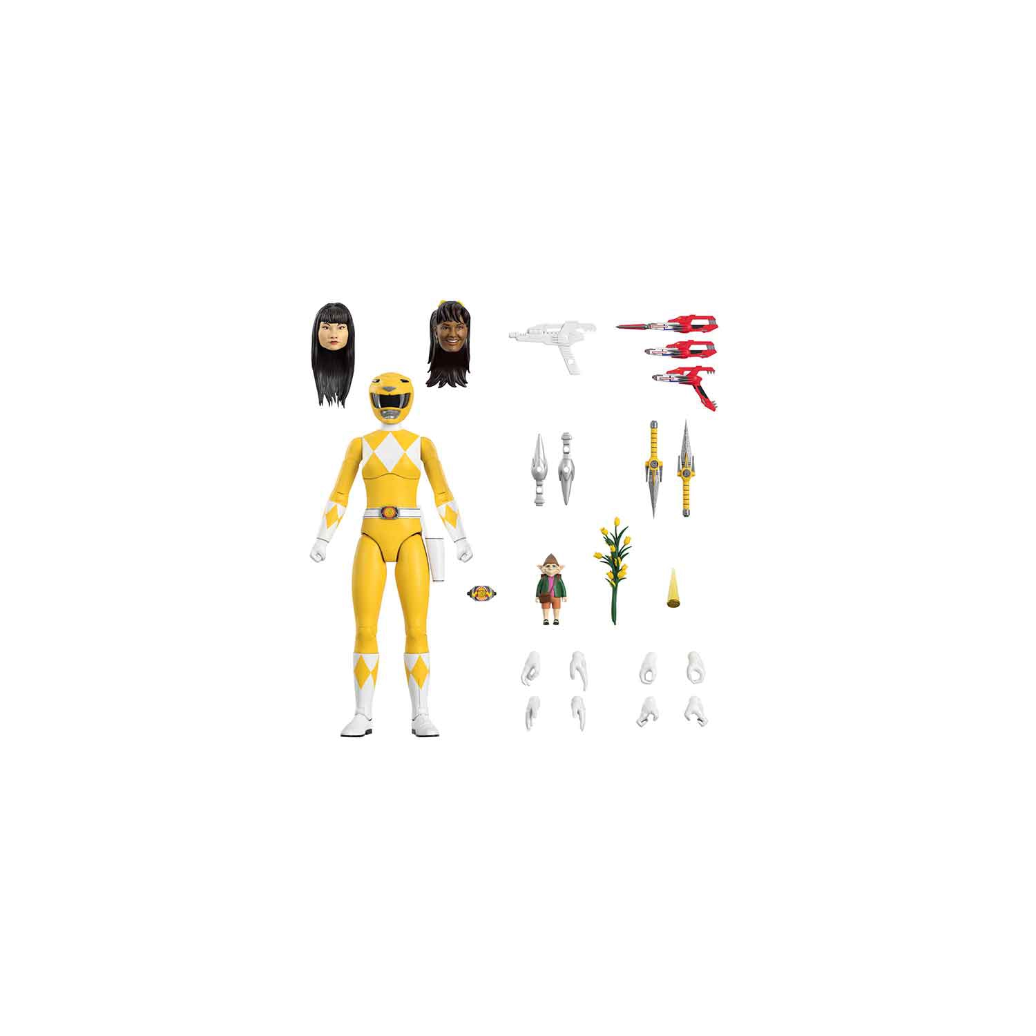 Power Rangers 8 Inch Action Figure Ultimates - Yellow Ranger
