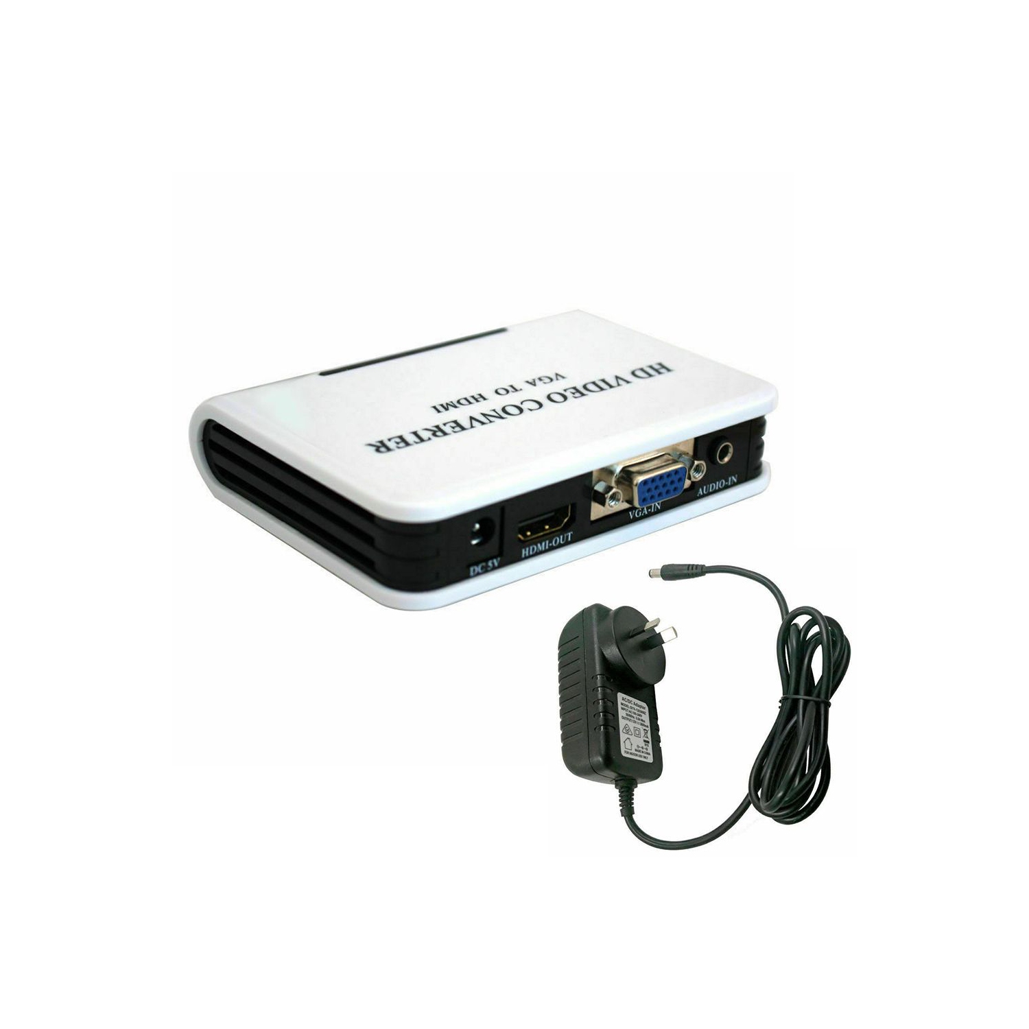 VGA to HDMI 1080p Output HD USB Audio Tv/av/hdtv Video Cable Converter Adapter