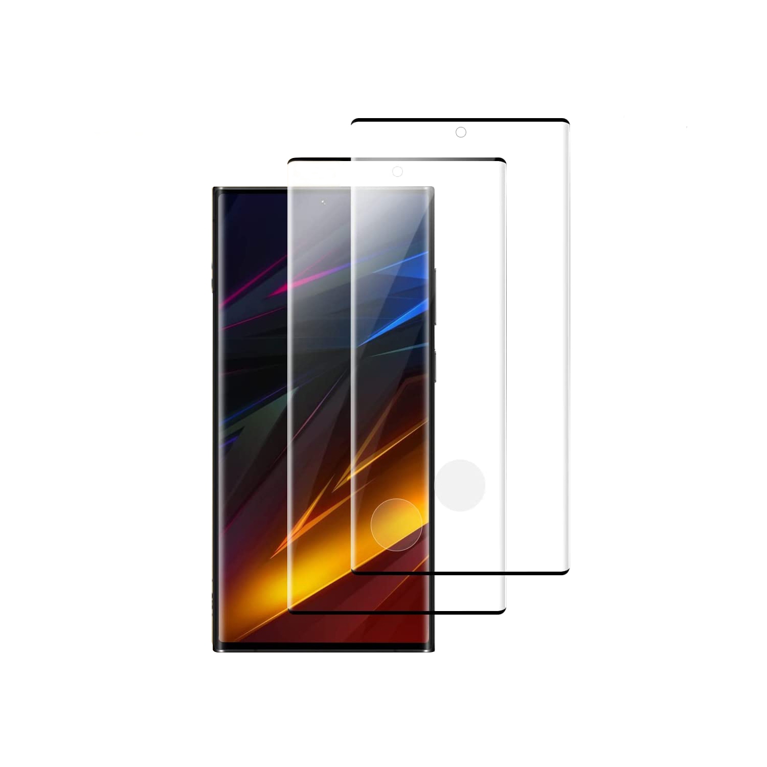 Verre trempé incurvé XCRS 3D, protecteur d'écran et film de protection prenant en charge le déverrouillage des empreintes digitales pour Samsung
