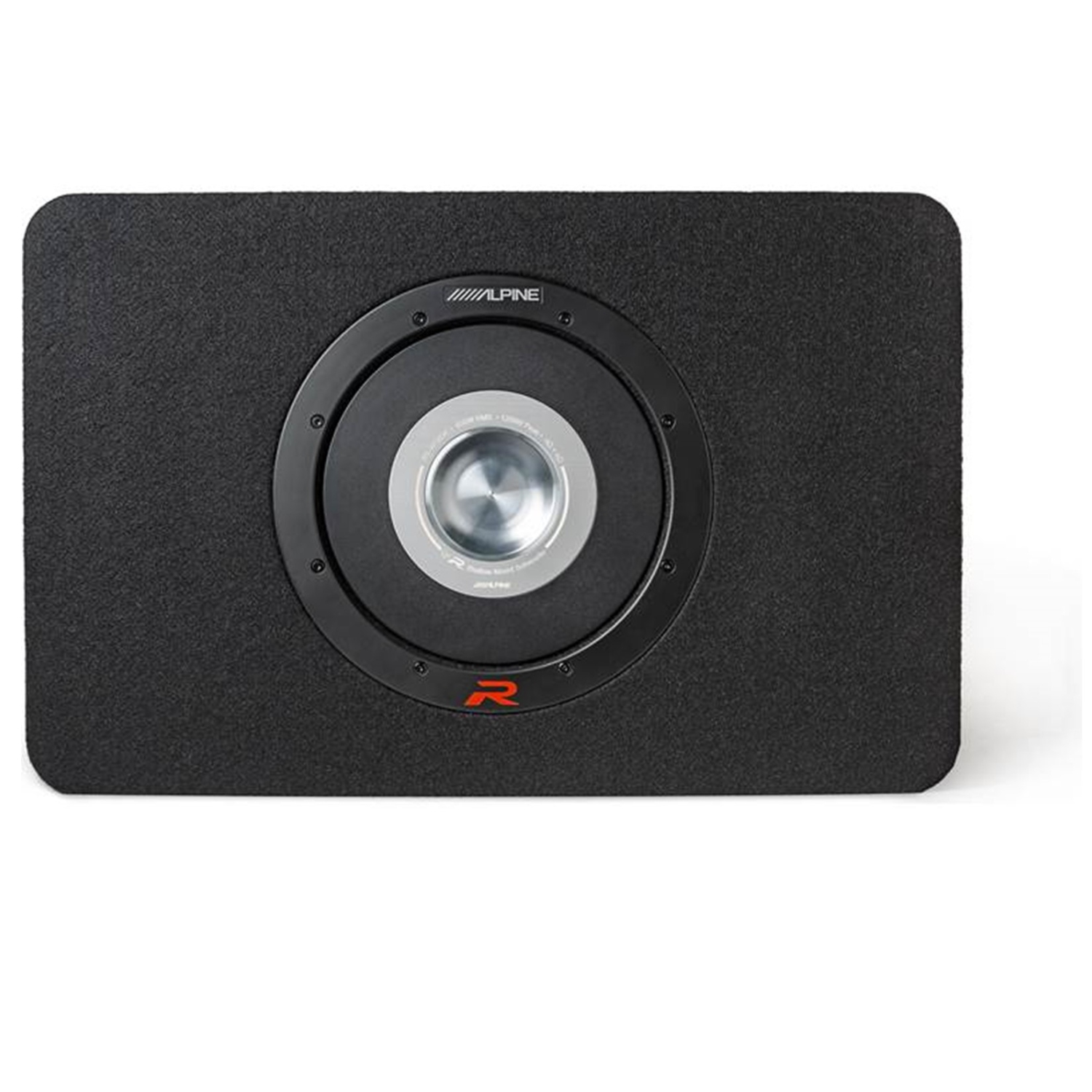 Alpine RS-SB12 Single 12” R-Series Shallow Preloaded Subwoofer Enclosure