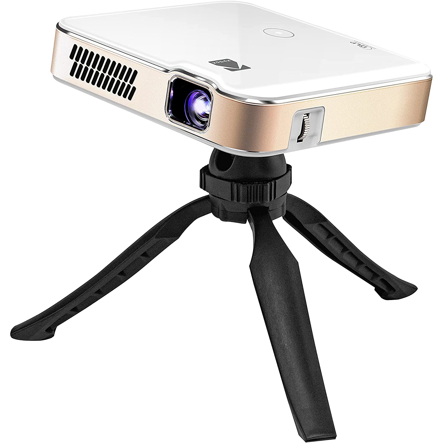 Kodak Luma 400 Mini Pico Projector, Portable HD Projector with Wi-Fi, Bluetooth, HDMI & USB – White