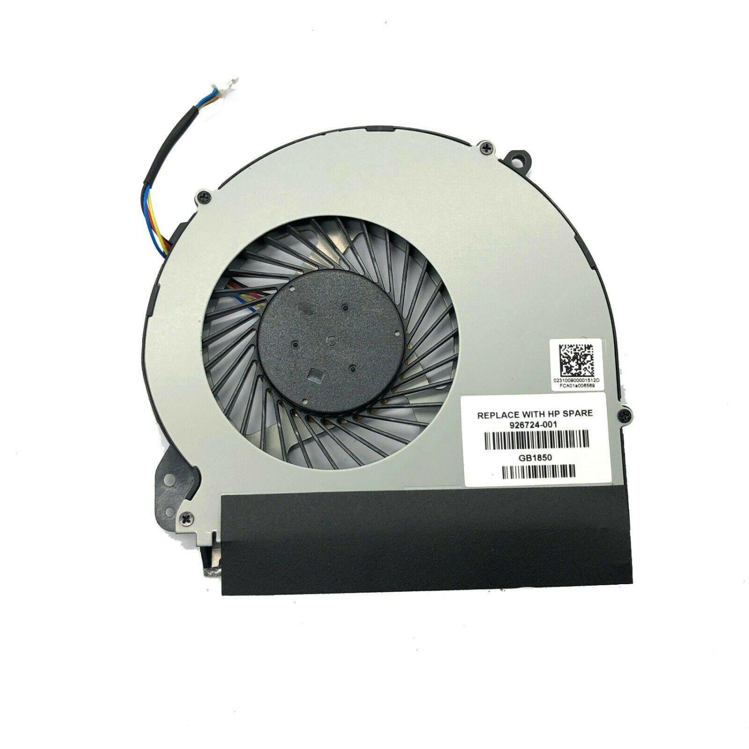 High-Performance HP Envy 17-BW CPU Cooling Fan - Model 926724-001