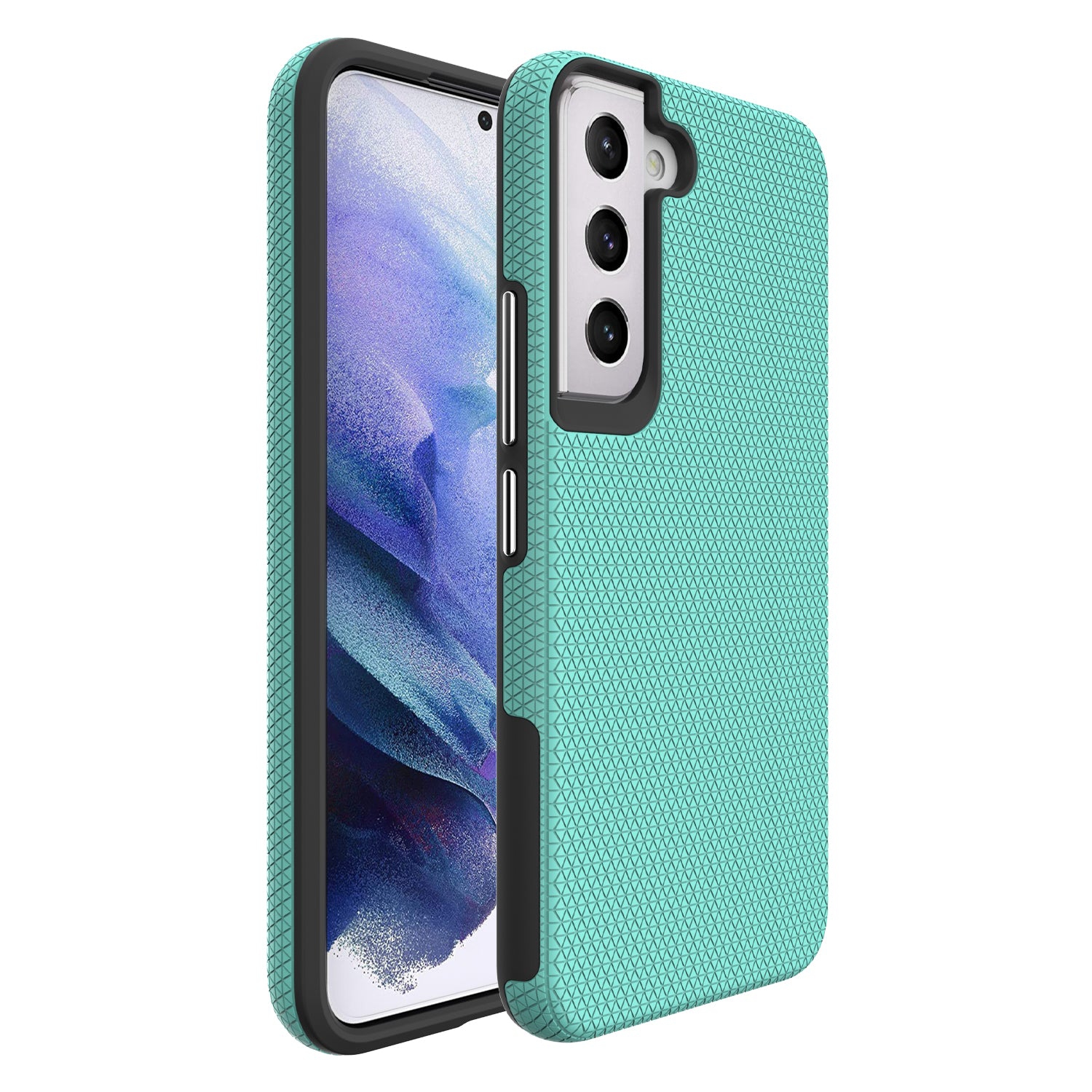 【CSmart】 Étui Coque rigide hybride en PC rigide antichoc et résistante aux rayures pour Samsung Galaxy S23 Plus, Sarcelle
