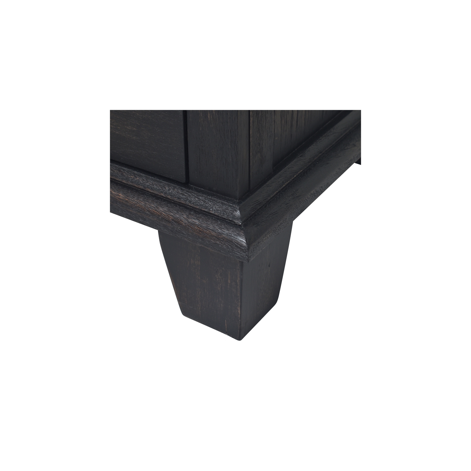 Bear Creek Chocolate and Honey Brown Wood Two-Drawer Nightstand