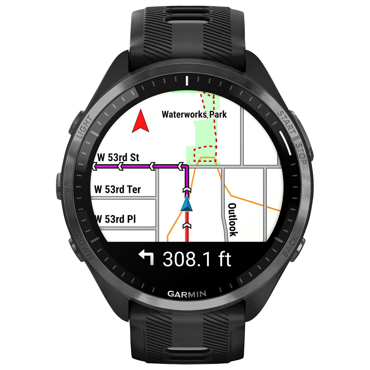 【ほぼ未使用】GARMIN Forerunner 965 Black Garmin Forerunner® 965 Running Smartwatch, Colorful AMOLED Display