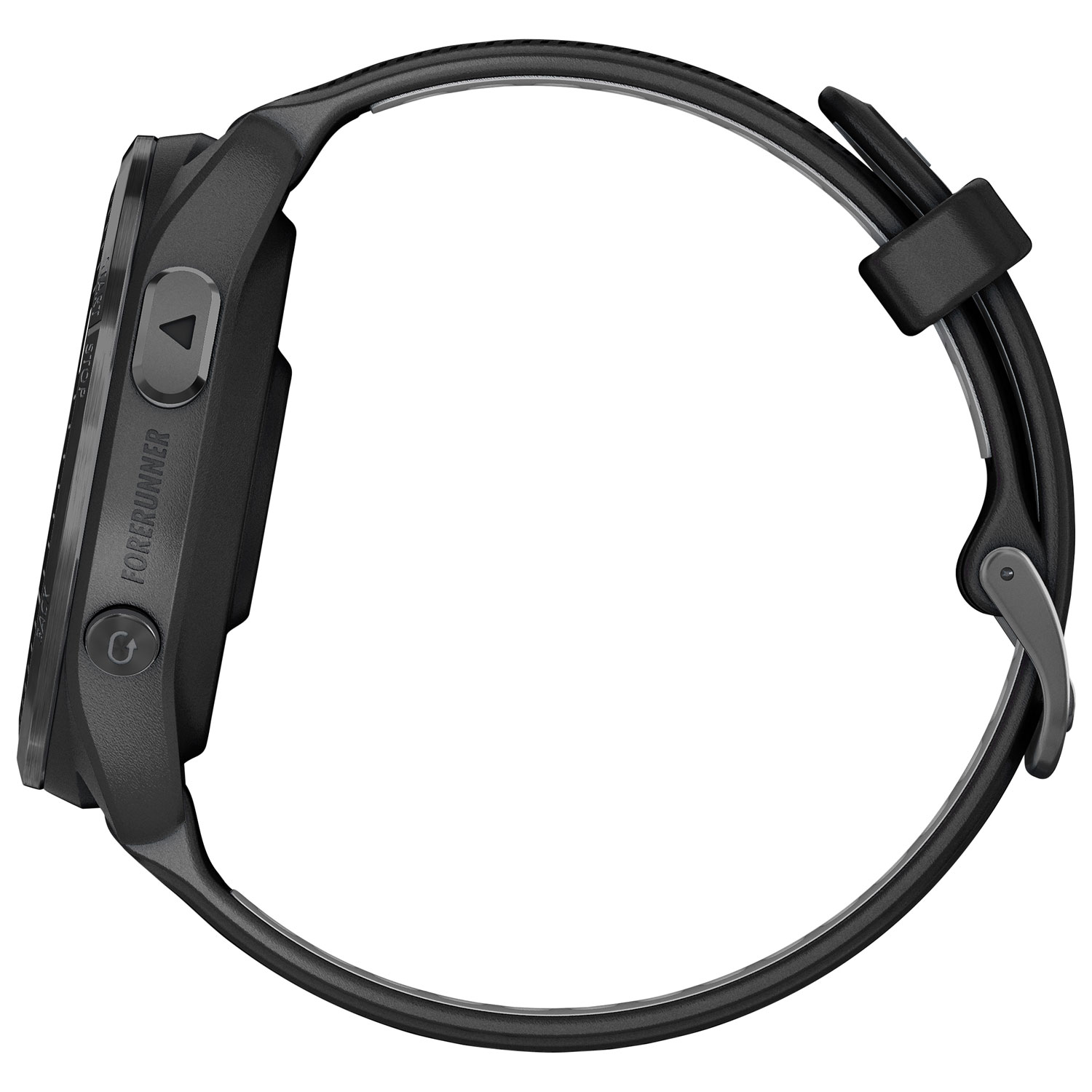 Montre intelligente Bluetooth de 47 mm Forerunner 965 de Garmin pour la course - Noir/Gris poudre
