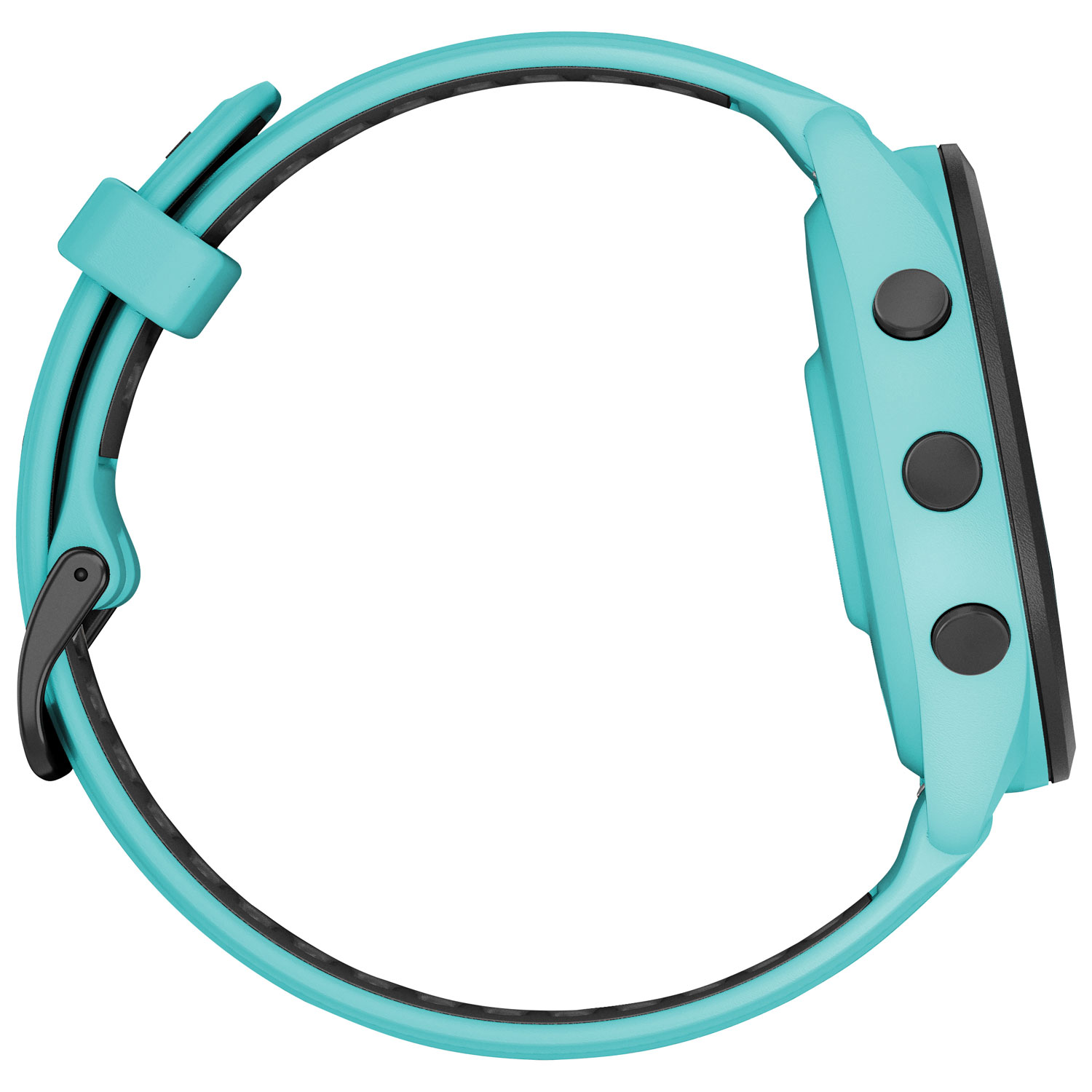 Montre intelligente Bluetooth de 46 mm Forerunner 265 de Garmin pour la course - Aigue-marine/Noir