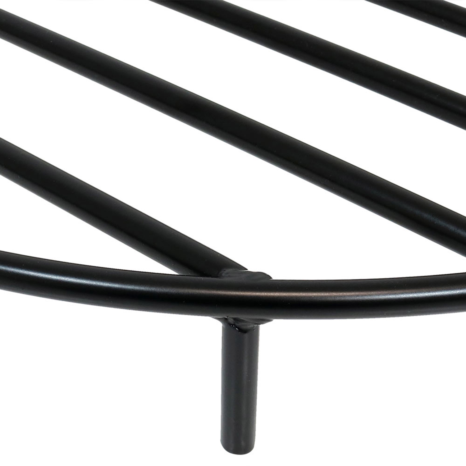 Grille de foyer ronde d'extérieur Sunnydaze 36 po en acier avec résistance à la chaleur