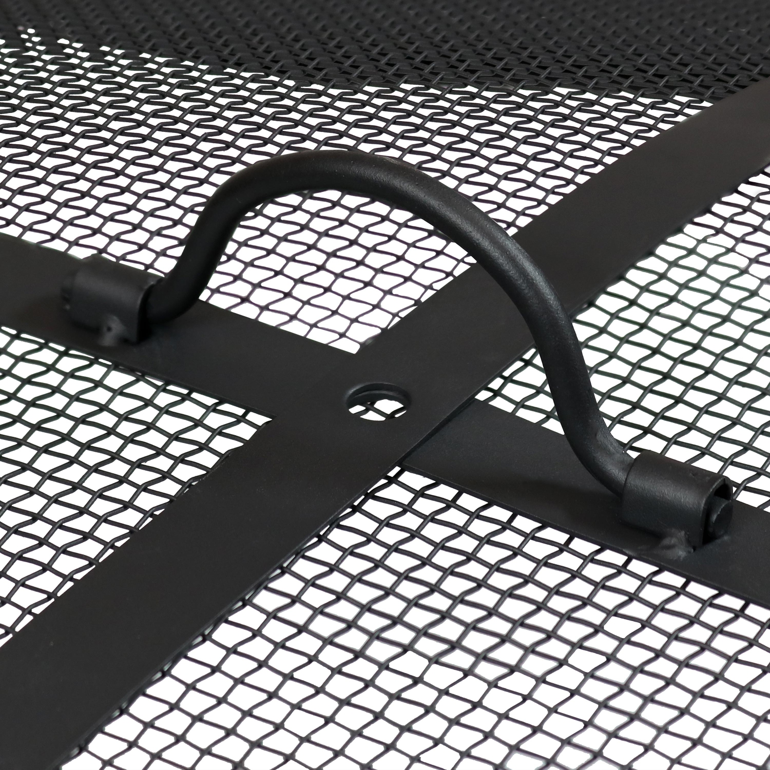 Sunnydaze 40 in Steel Round Fire Pit Spark Screen