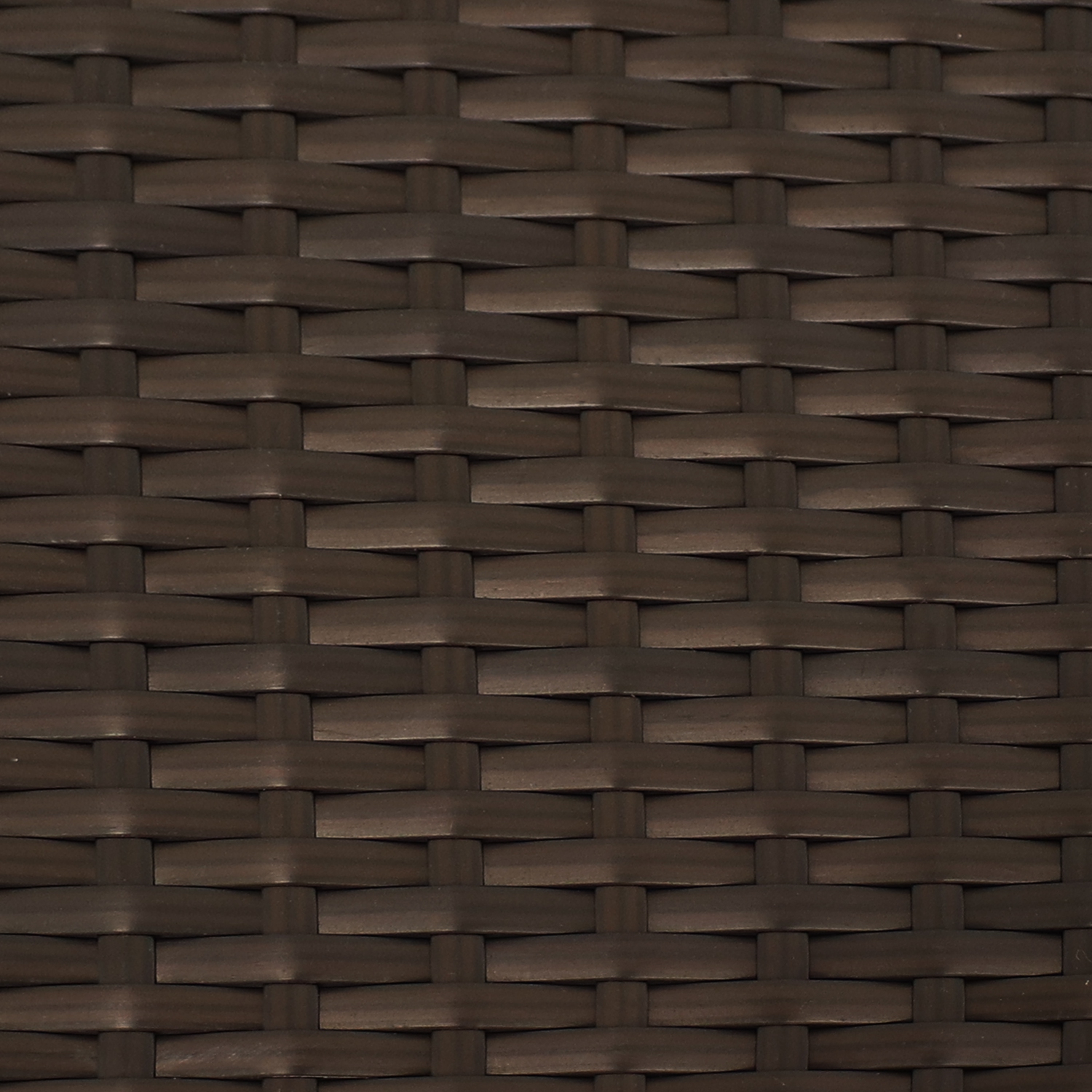 Coffre de rangement intérieur/extérieur en résine d’osier avec poignées Sunnydaze - Brun