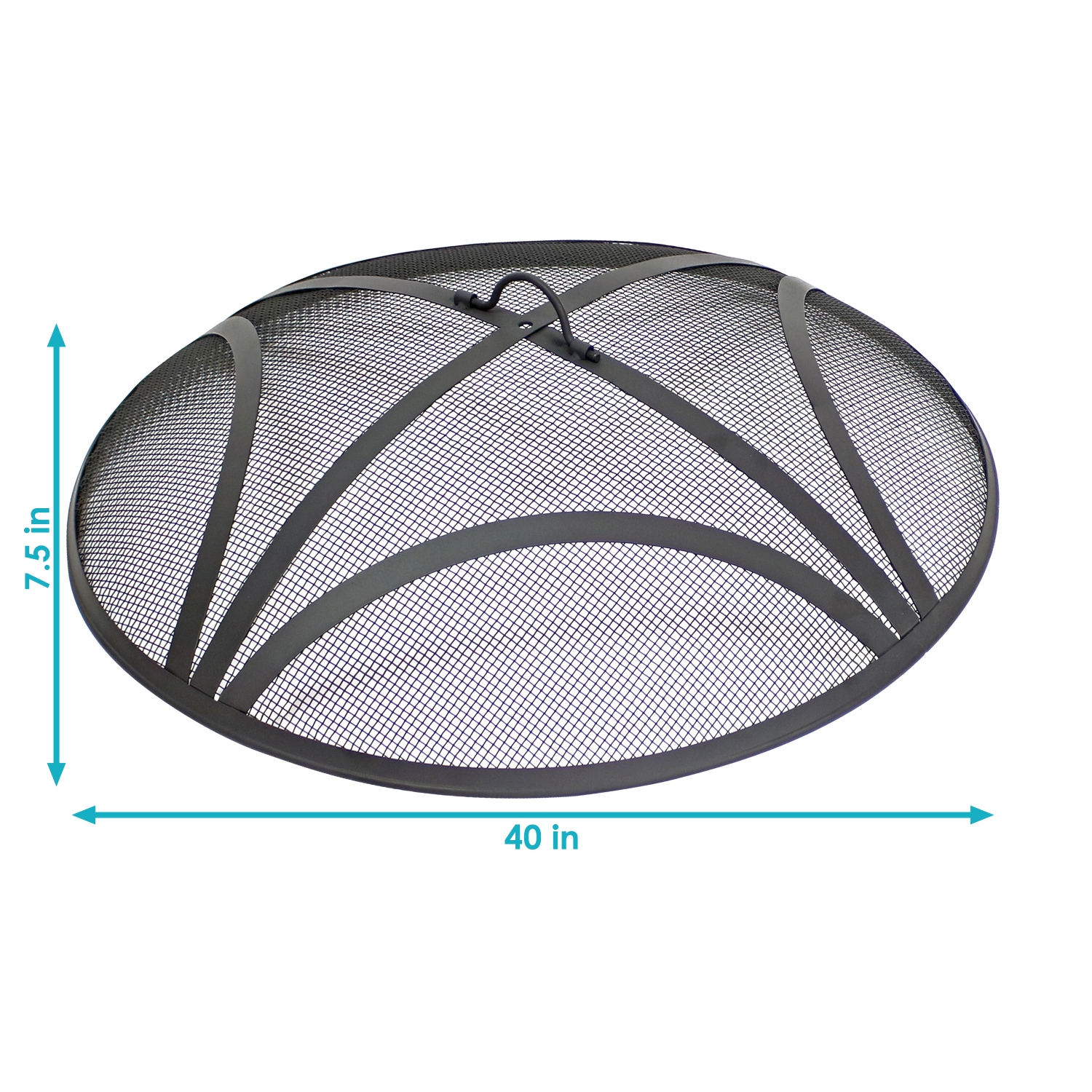 Sunnydaze 40 in Reinforced Steel Mesh Round Fire Pit Spark Screen