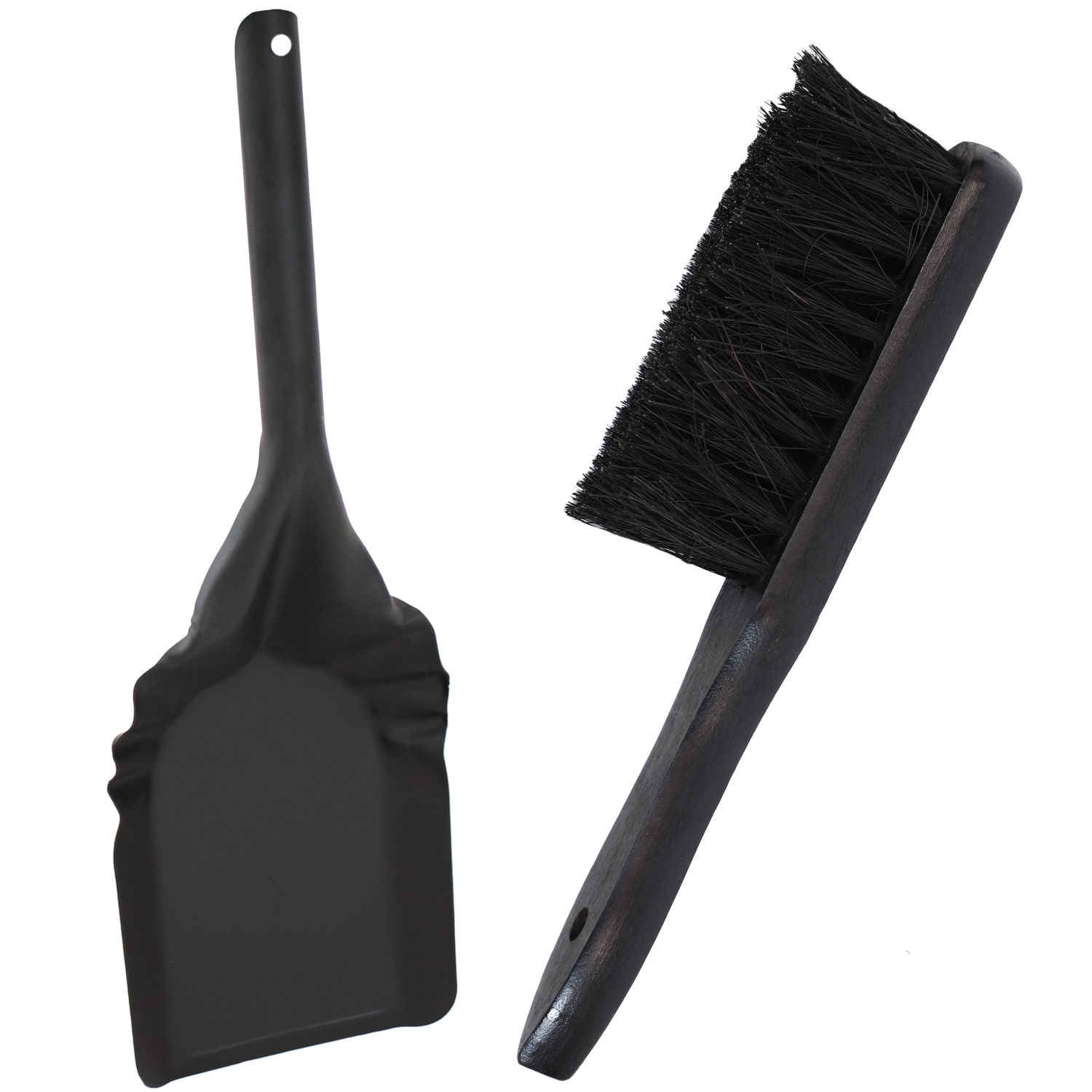 Sunnydaze Powder-Coated Steel Fireplace Ash Bucket with Lid, Shovel, Brush