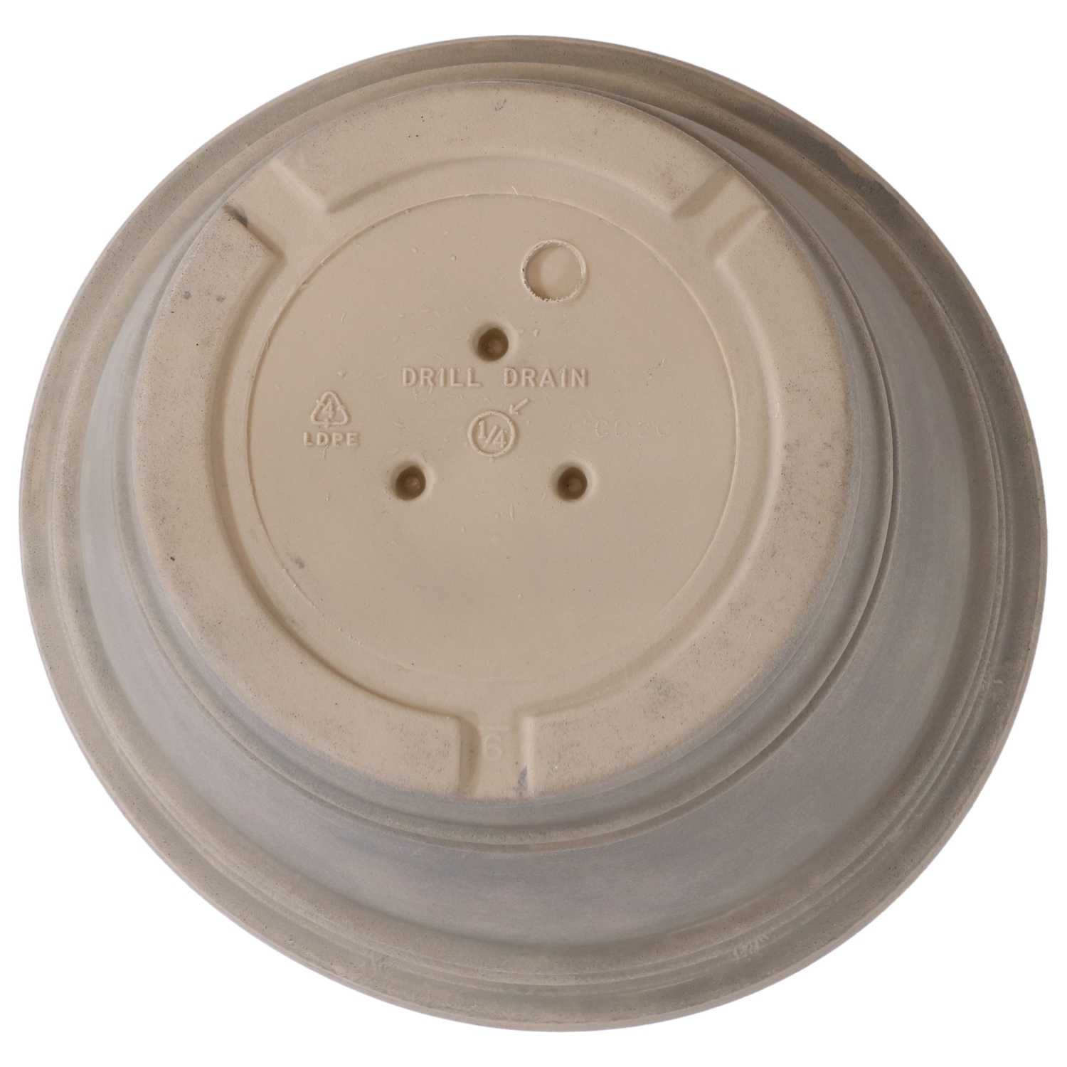 Sunnydaze 20 in Franklin Dual-Wall Polyresin Planter - Beige - Set of 4