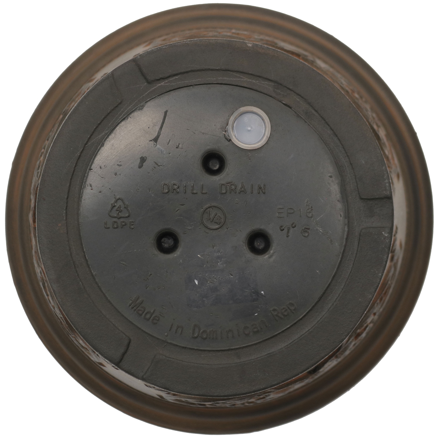 Sunnydaze 16 in Arabella Dual-Wall Polyresin Planter - Rust - Set of 4