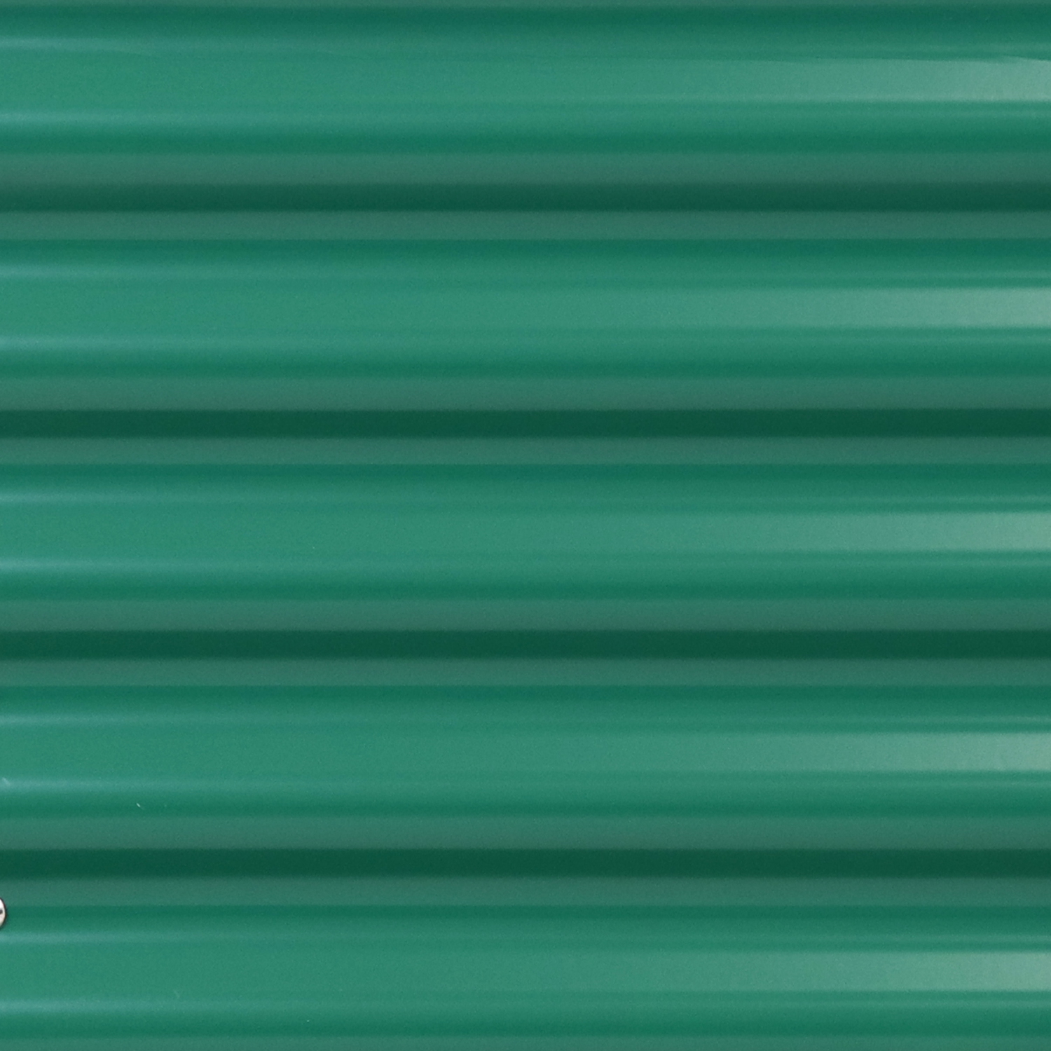 Sunnydaze Galvalume Steel Oval Raised Garden Bed - Green - 79 in x 32 in