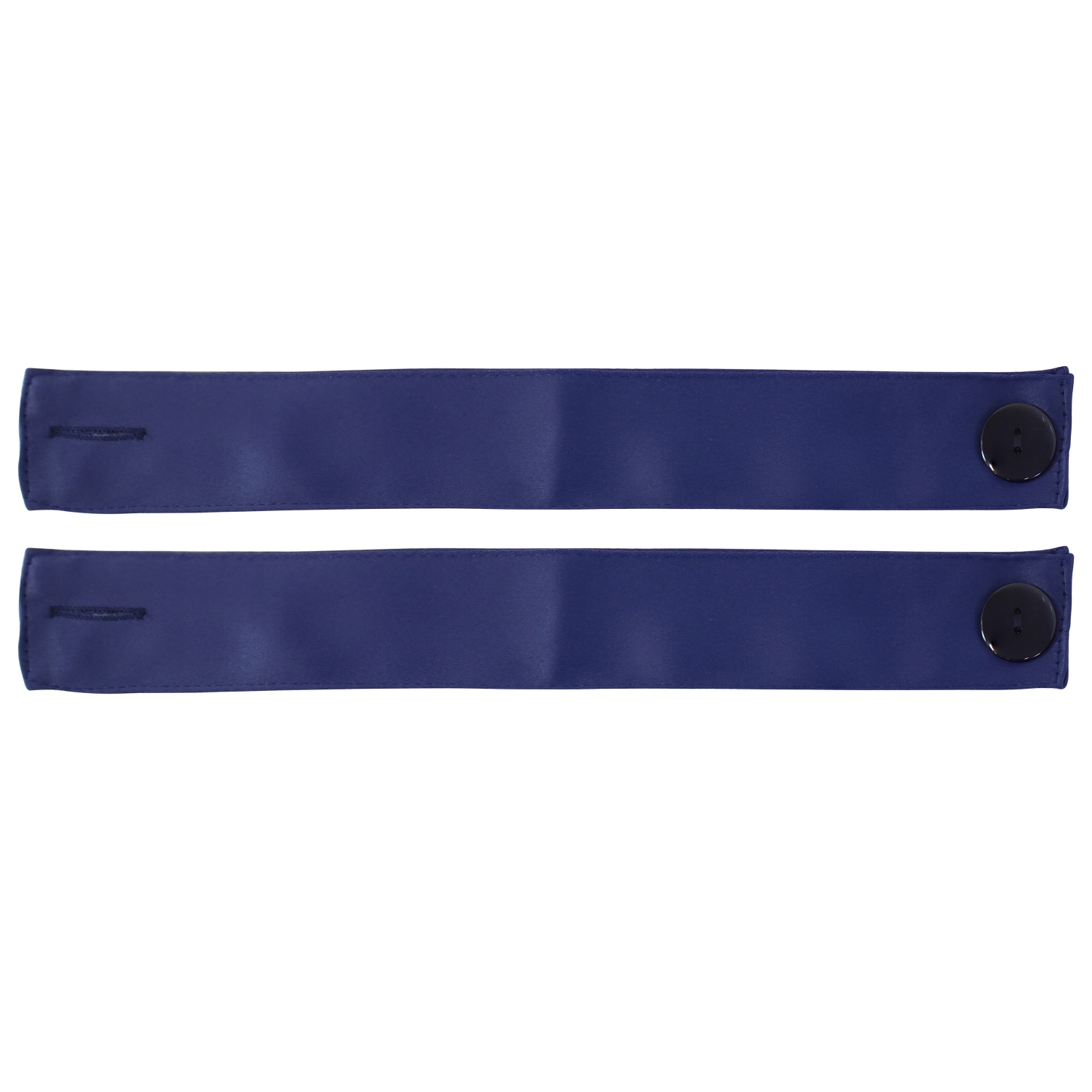 Sunnydaze Indoor/Outdoor Polyester Curtain Tiebacks - Blue - Set of 2