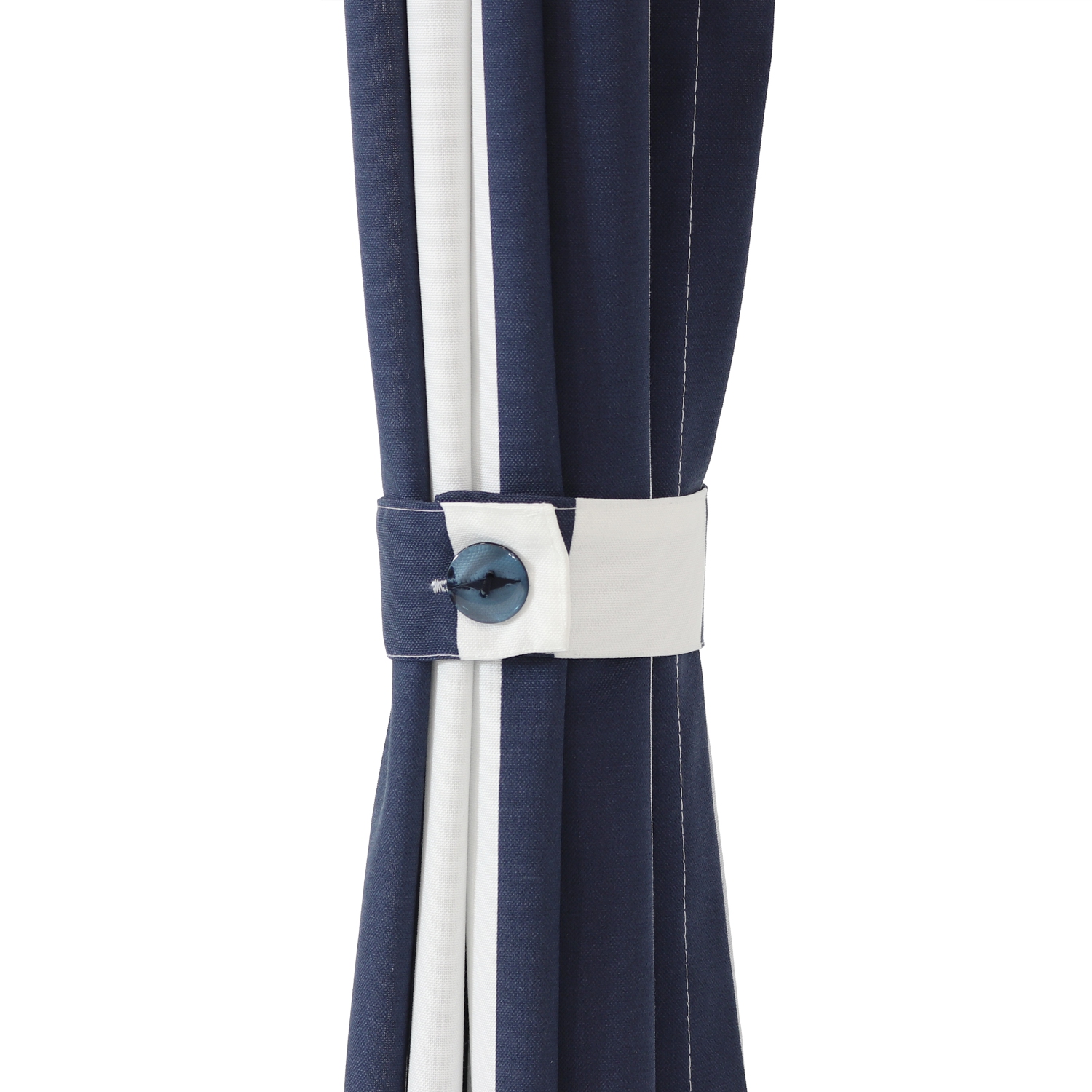 Sunnydaze Indoor/Outdoor Curtain Panel - Stripe - 52 in x 108 in