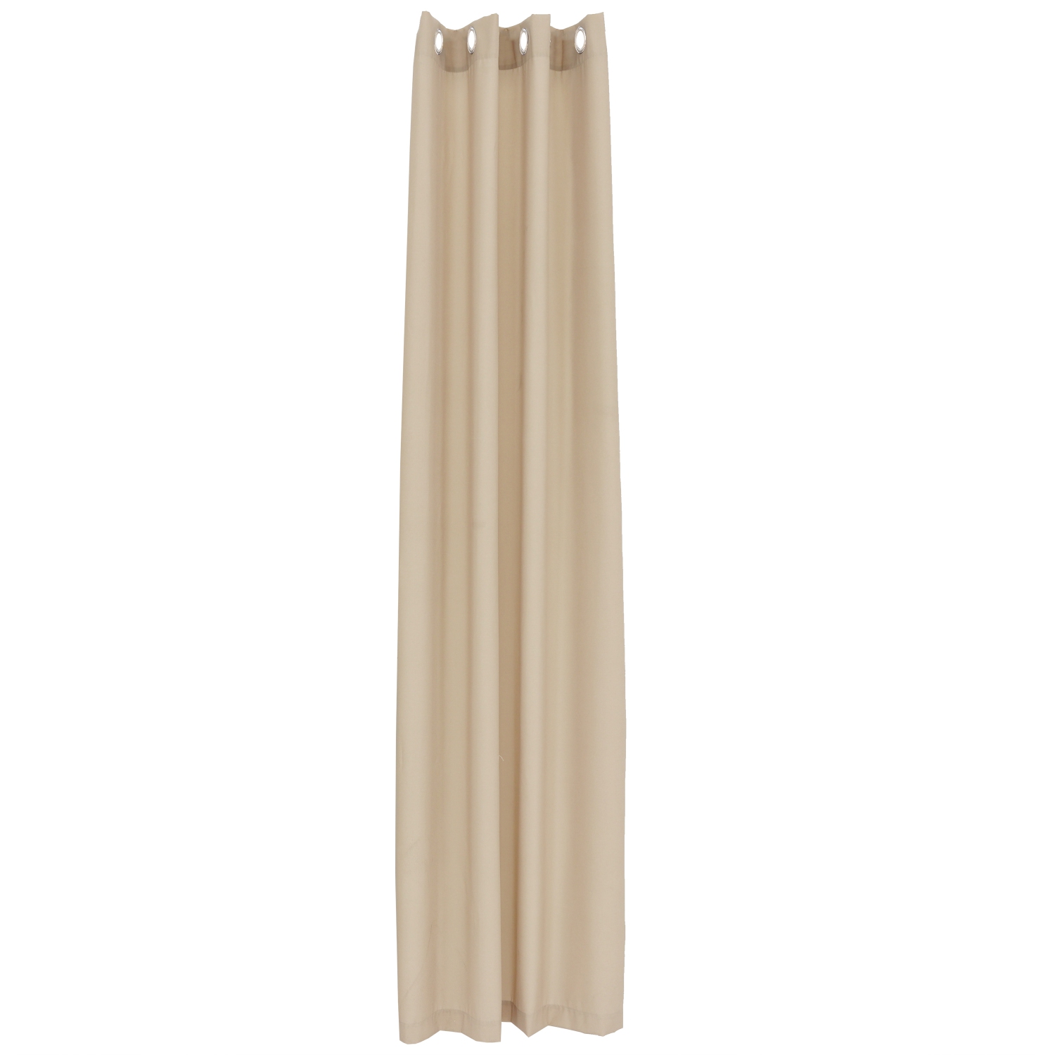Sunnydaze Modern Outdoor Curtain Panel - Beige - 52 in x 96 in