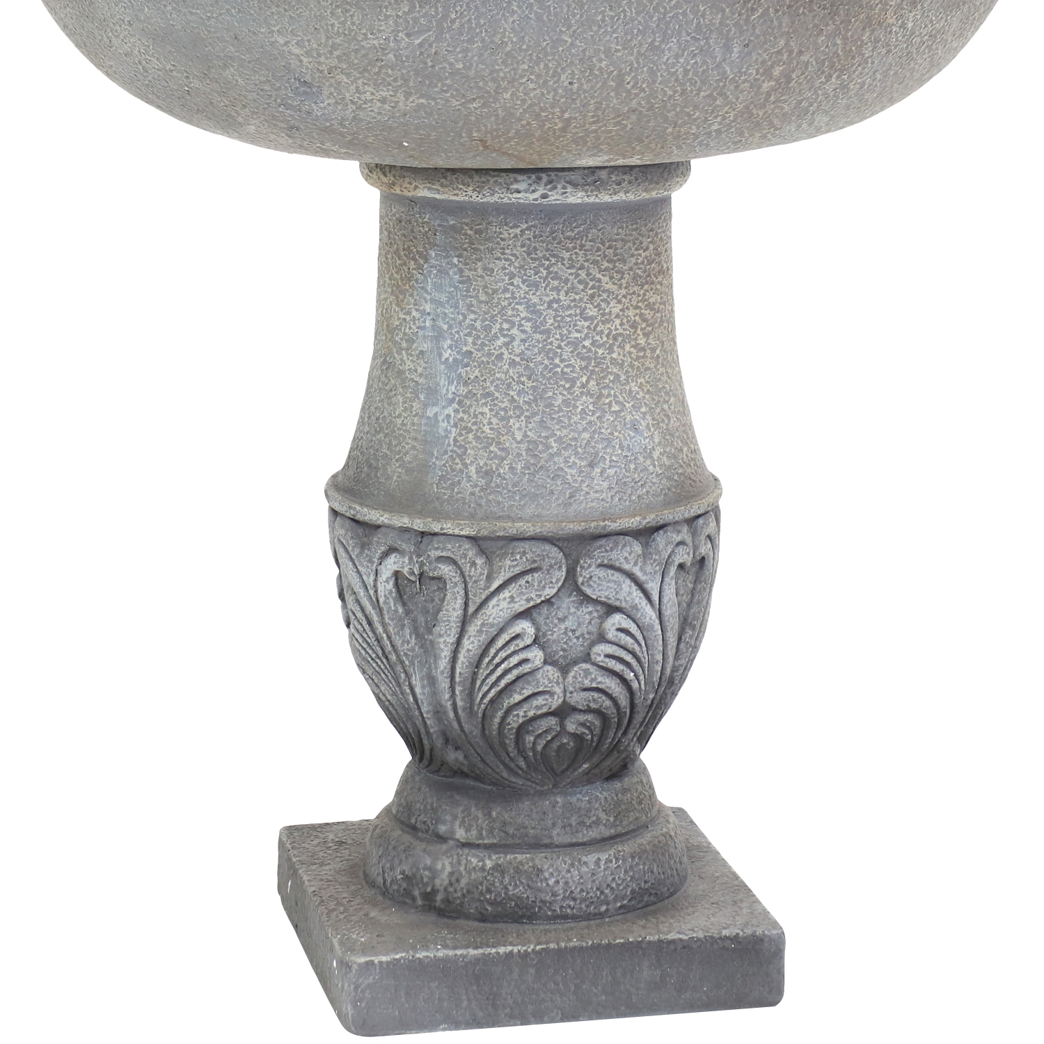 Sunnydaze French Garden Reinforced Concrete Outdoor 2-Tier Water Fountain