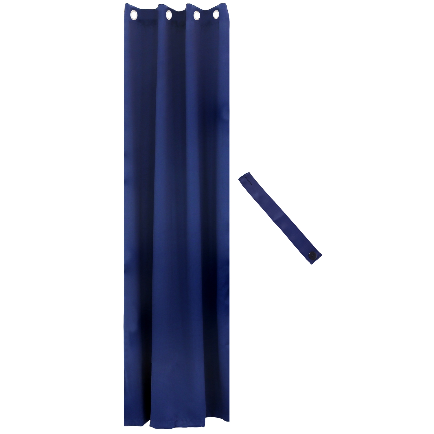Sunnydaze Outdoor Blackout Curtain Panel - Blue - 52 in x 108 in