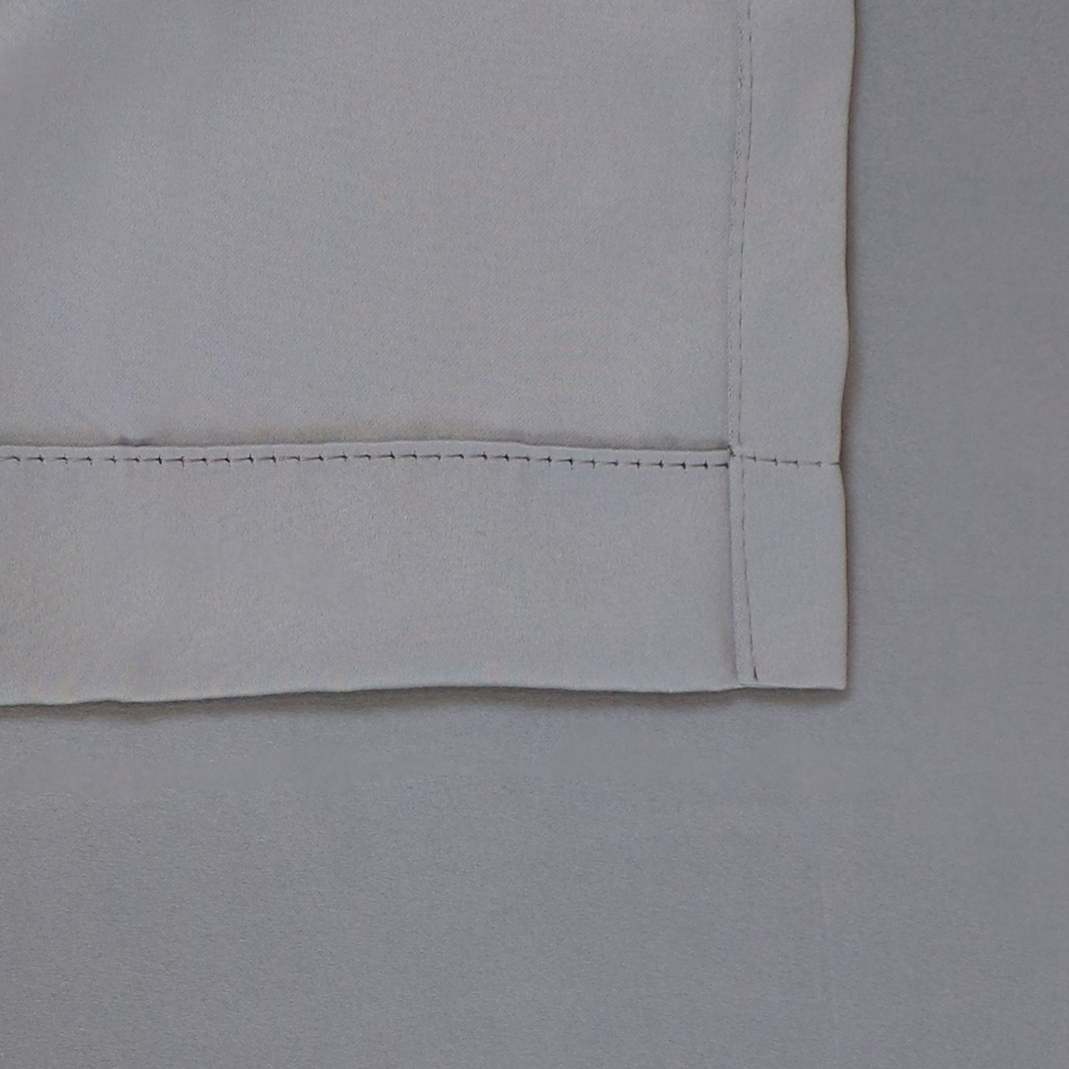 Sunnydaze Outdoor Blackout Curtain Panel - Gray - 52 in x 108 in - Set of 2