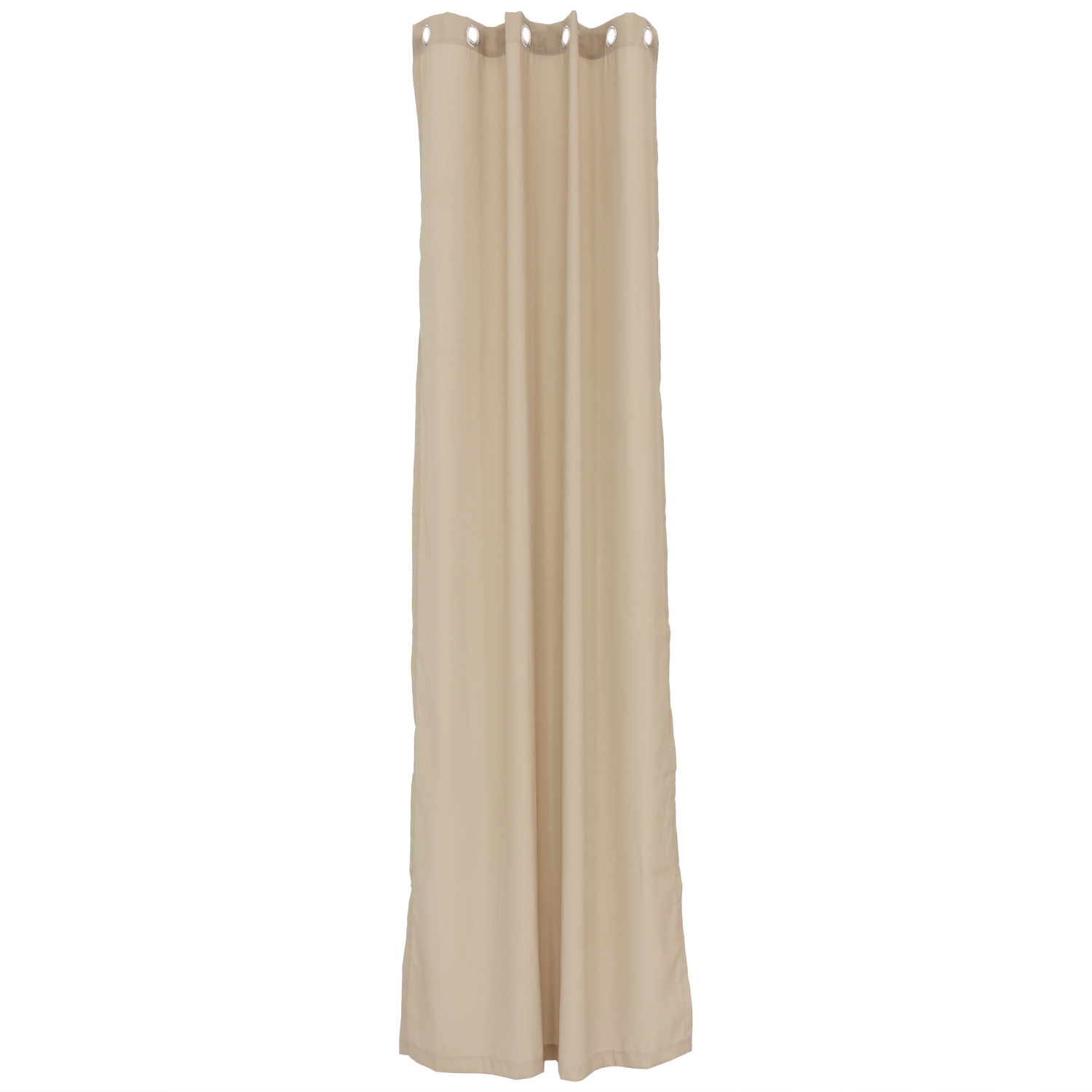 Sunnydaze Indoor/Outdoor Curtain Panel - Beige - 52 in x 120 in