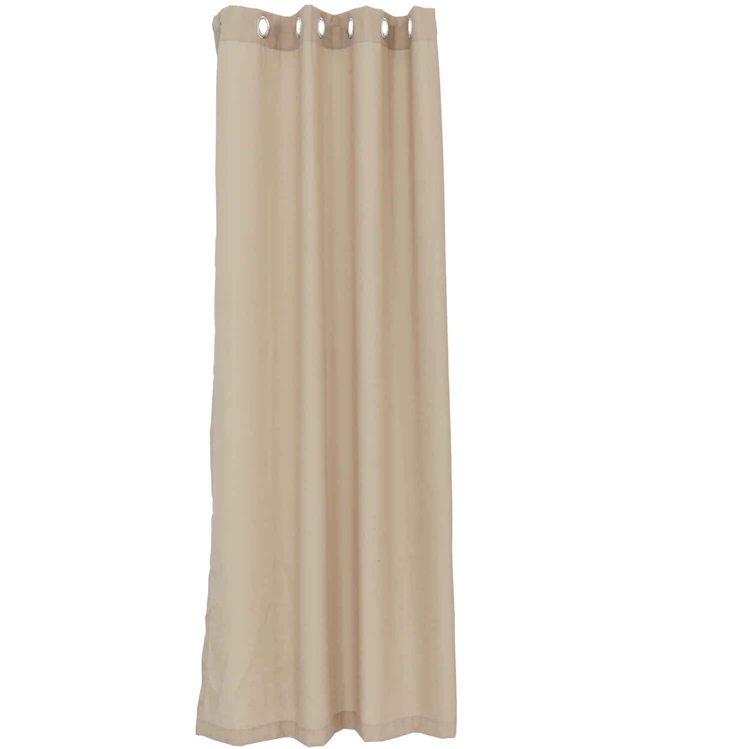 Sunnydaze Simple Outdoor Curtain Panel - Beige - 52 in x 84 in