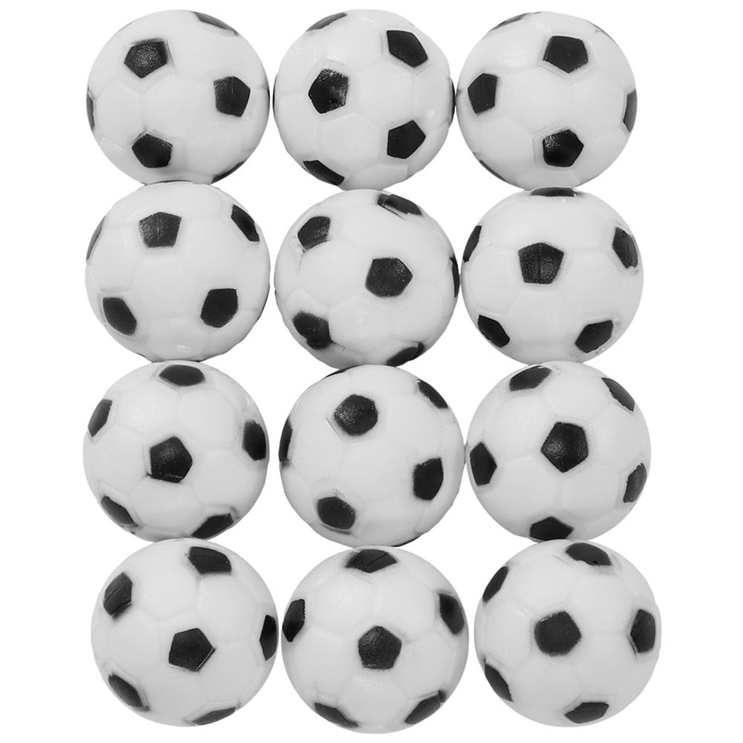 Billes de rechange de la table Sunnydaze Foosball - 36 mm, taille standard - 12