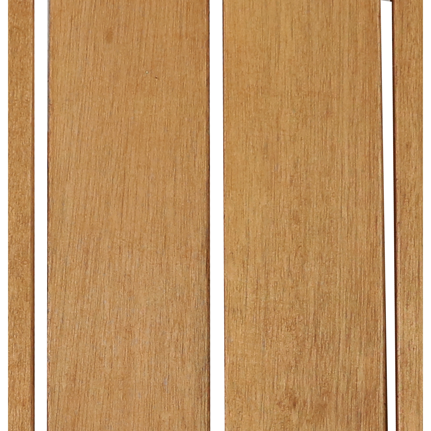 Sunnydaze 20.5 in Meranti Wood Square Patio Side Table with Umbrella Hole