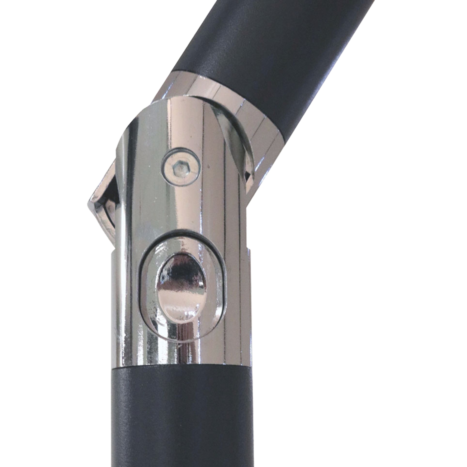 Sunnydaze 9 ft Aluminum Patio Umbrella with Tilt and Crank - Navy Stripe