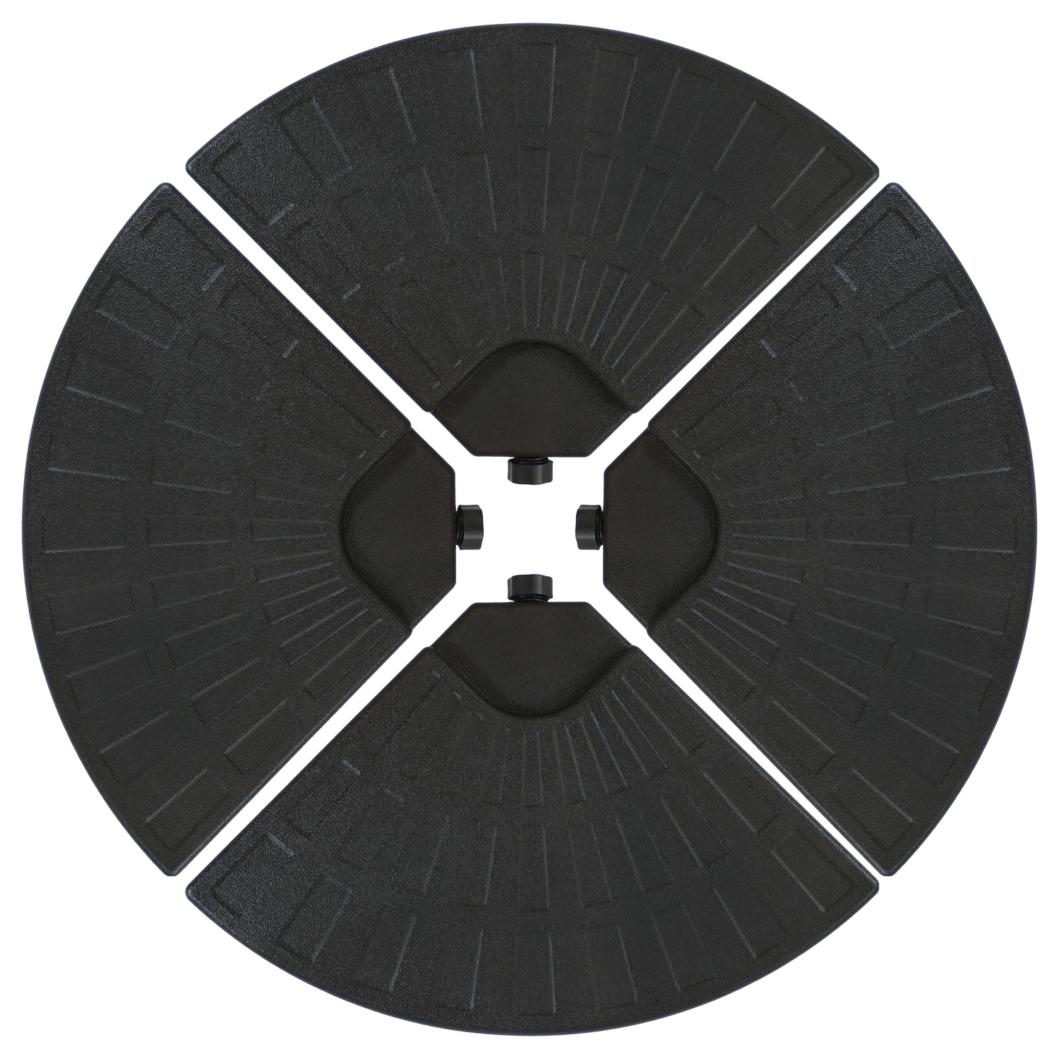 Sunnydaze Sand or Water Round Cantilever Offset Patio Umbrella Base Plates