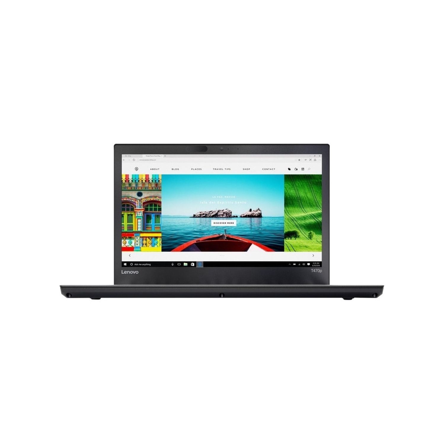 Refurbished (Good) - Lenovo ThinkPad T470p 14" Touchscreen Notebook Intel i5-7440HQ 16 GB DDR4 256 GB SSD Windows 10 Pro 64-Bit