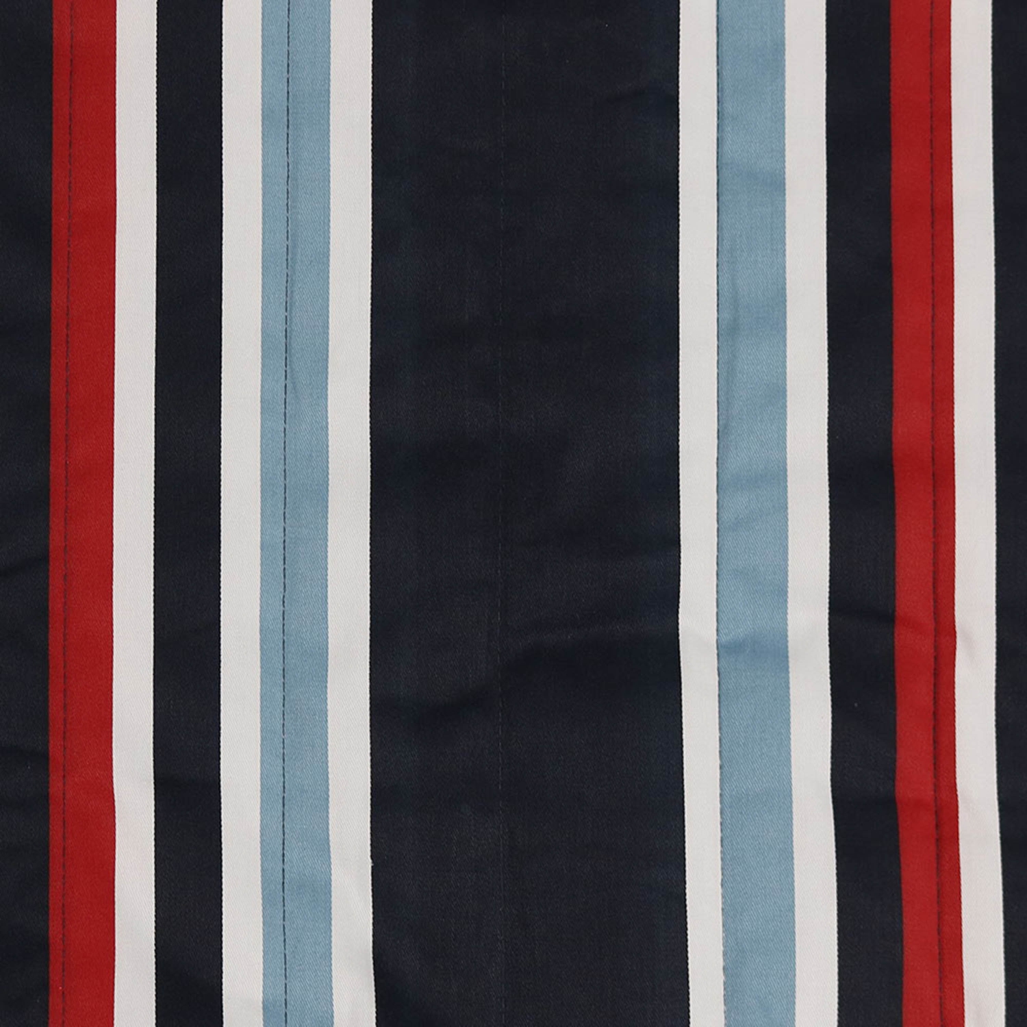 Sunnydaze Large Quilted Fabric Hammock with Steel Stand - Nautical Stripe