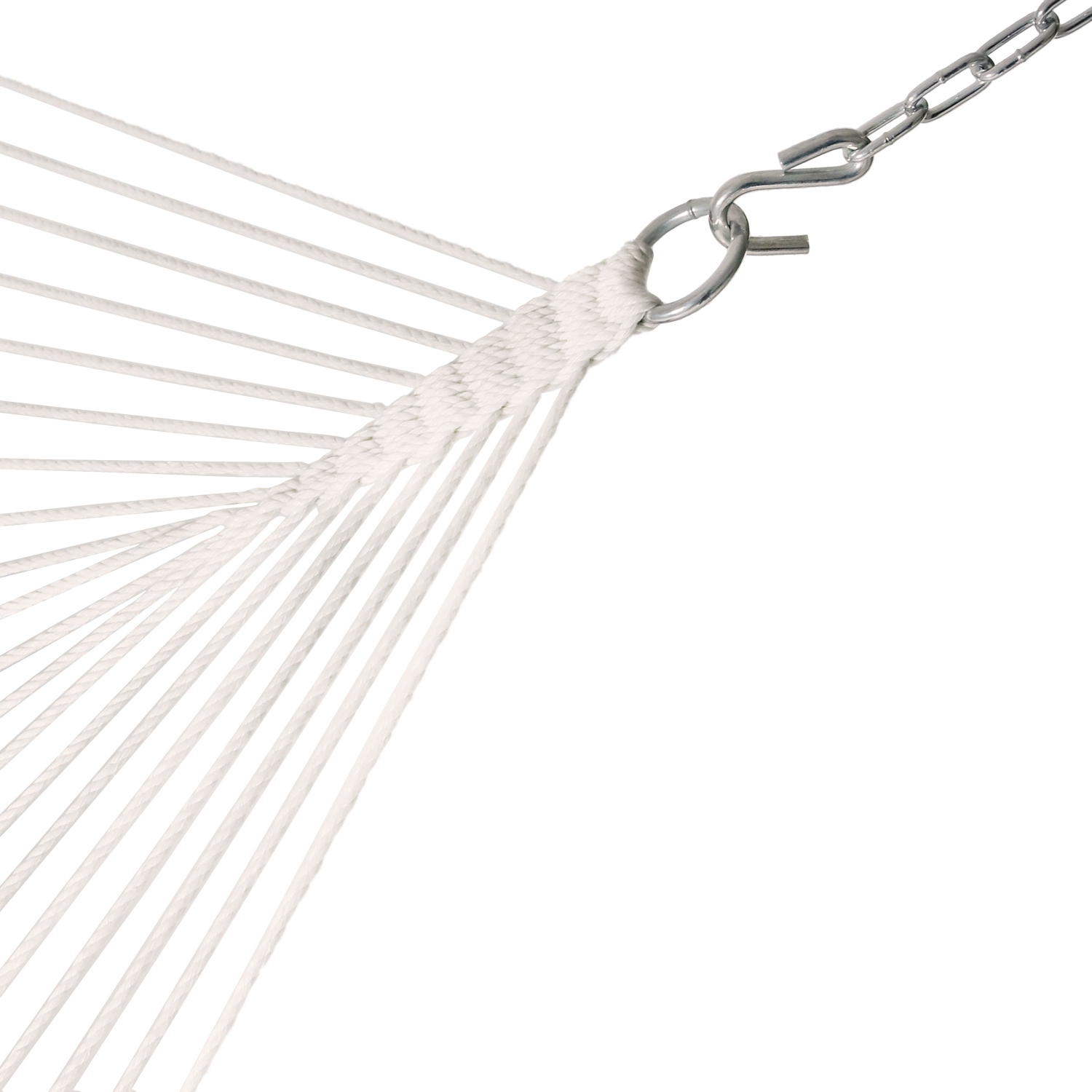 Sunnydaze Large Quilted Fabric Hammock with Steel Stand and Pillow - Ocean