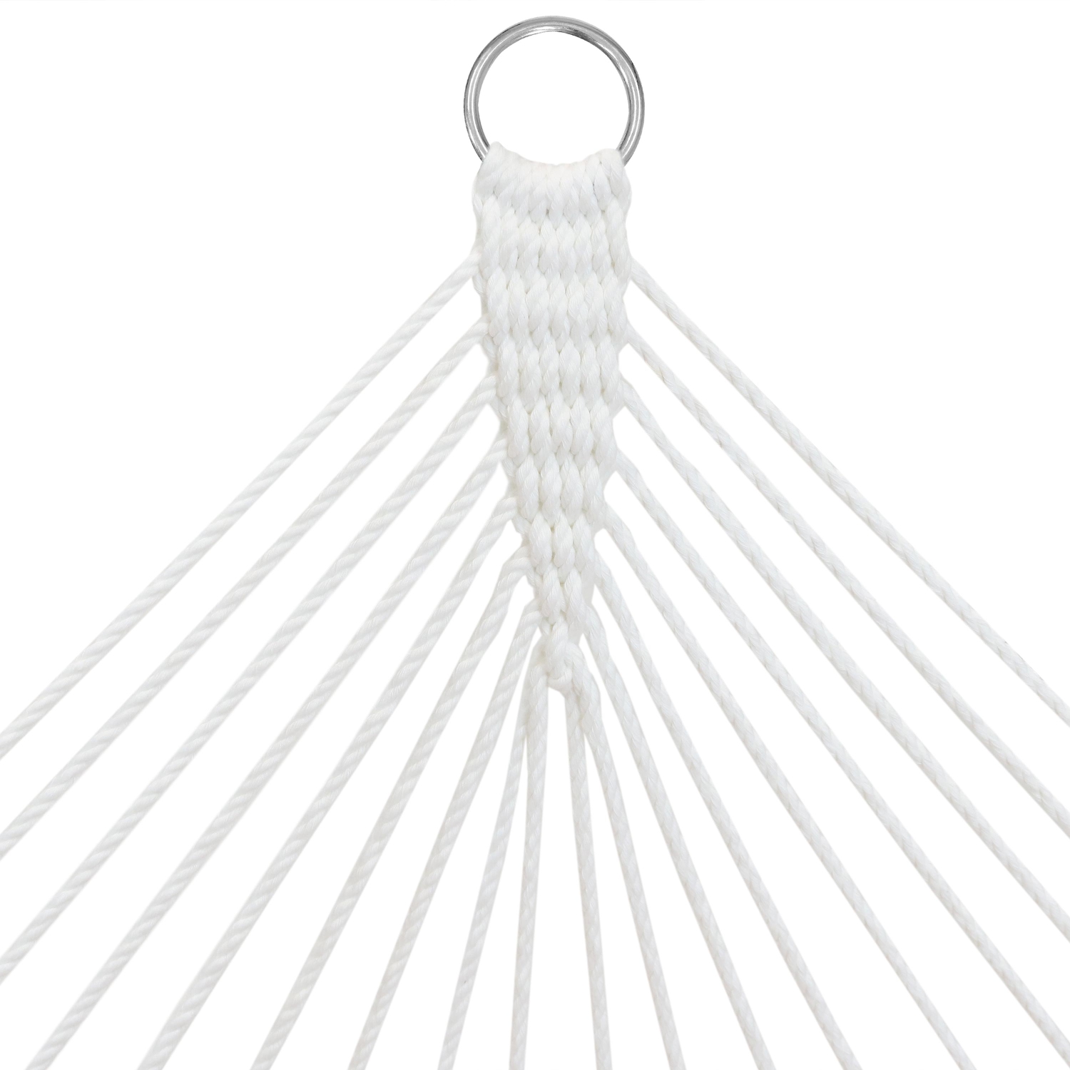 Sunnydaze Large Quilted Hammock with Spreader Bar and Pillow - Palm Leaves