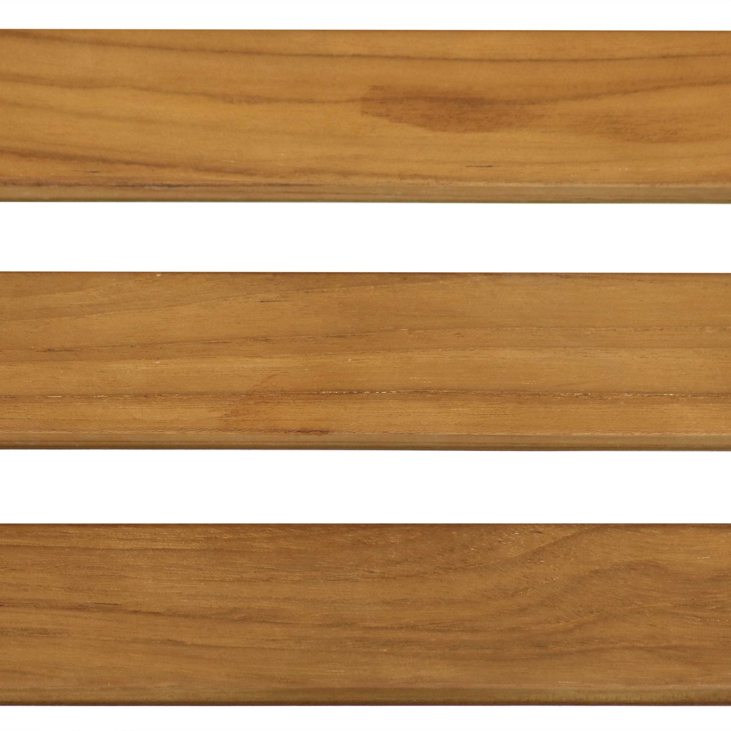 Sunnydaze 2-Person Mission Style Solid Teak Wood Outdoor Garden Bench